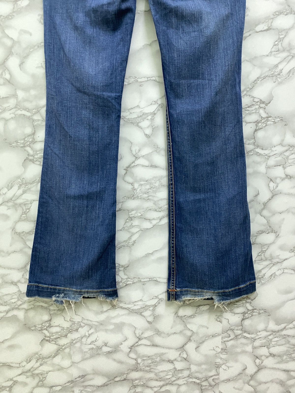 True Religion × Vintage Vintage TRUE RELIGION Sammy Big T Flared Denim Jeans Size US 28 / EU 44 - 12 Thumbnail