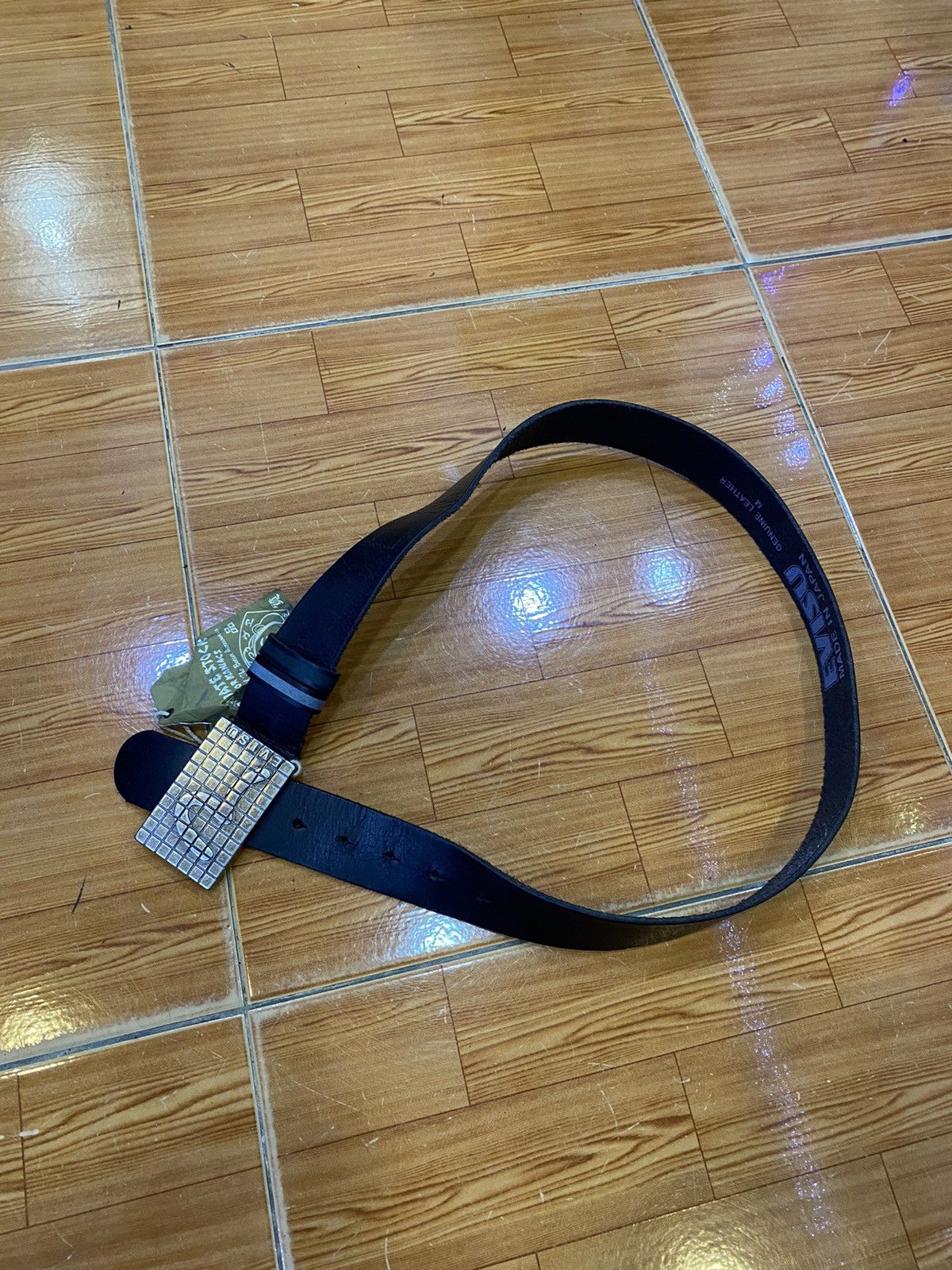 Evisu 🔥GRAIL🇯🇵 EVISU GENUINE LEATHER BELT MADE IN JAPAN Size ONE SIZE - 4 Thumbnail
