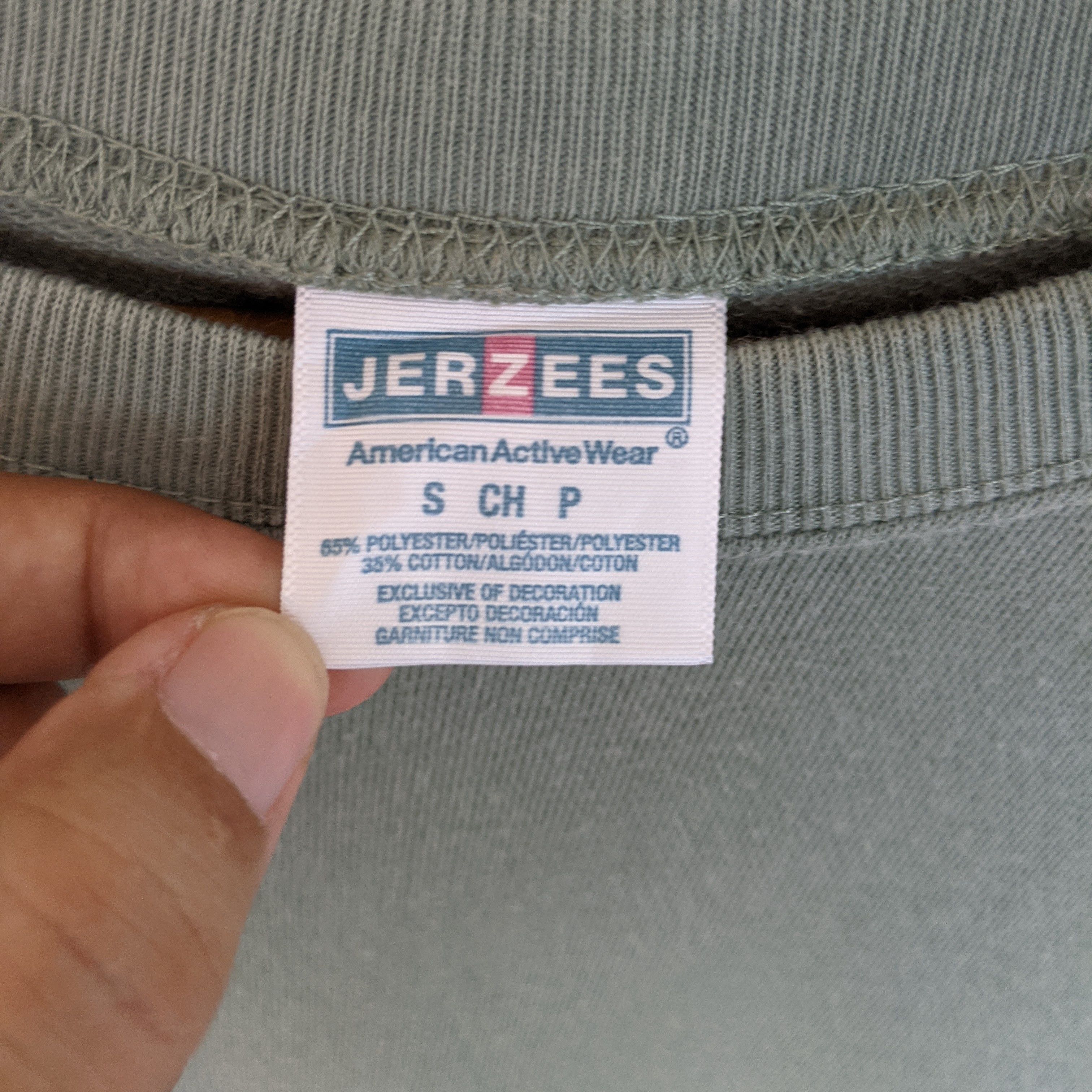 Jerzees JERZEES Green Plain Jumper Sweatshirt Size US S / EU 44-46 / 1 - 7 Thumbnail