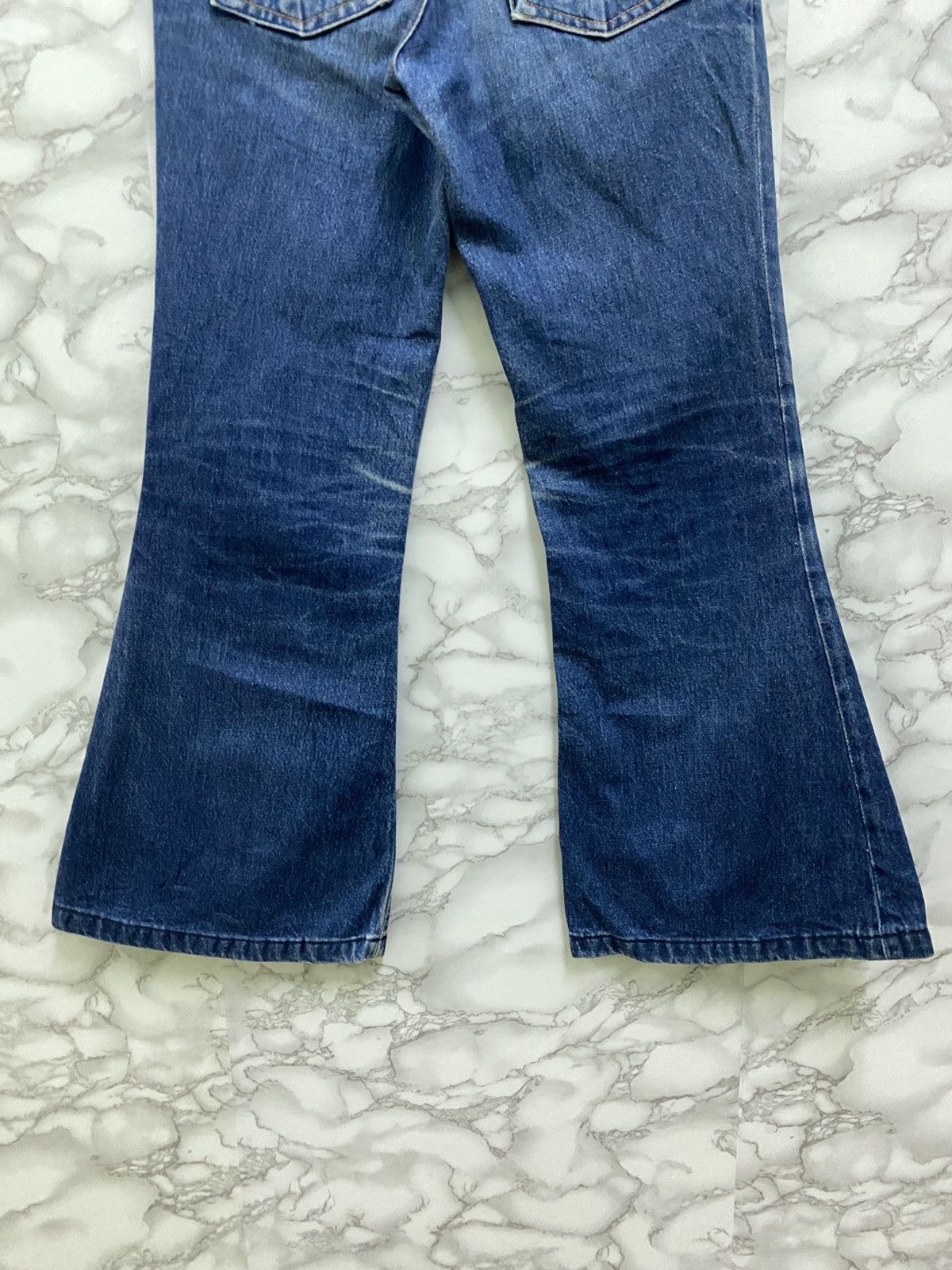 Japanese Brand VINTAGE VIGERER TALON ZIPPER WIDE LEG FLARED DENIM Size US 27 - 11 Thumbnail