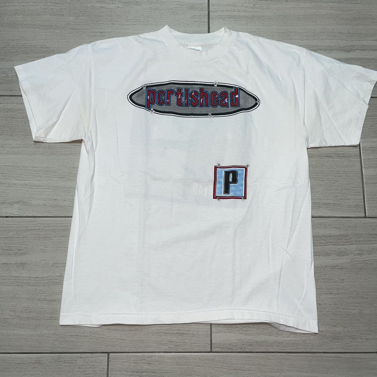 Band Tees × Vintage Portishead Vintage T-shirt Size US XL / EU 56 / 4 - 2 Thumbnail