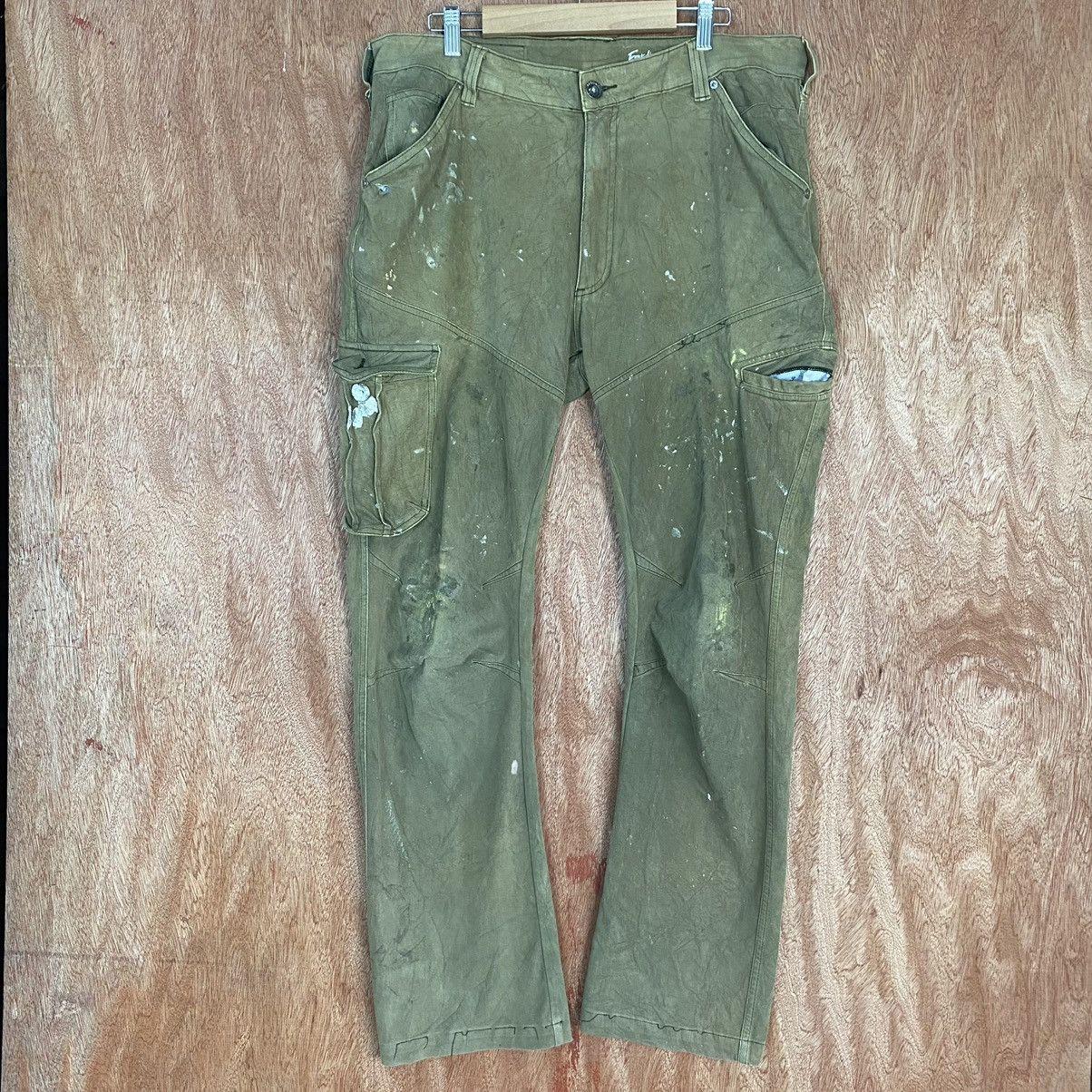 image of Faded Glory Fieldcore Faded Painter Multipocket Cargo Pants C779 in Brown, Men's (Size 34)