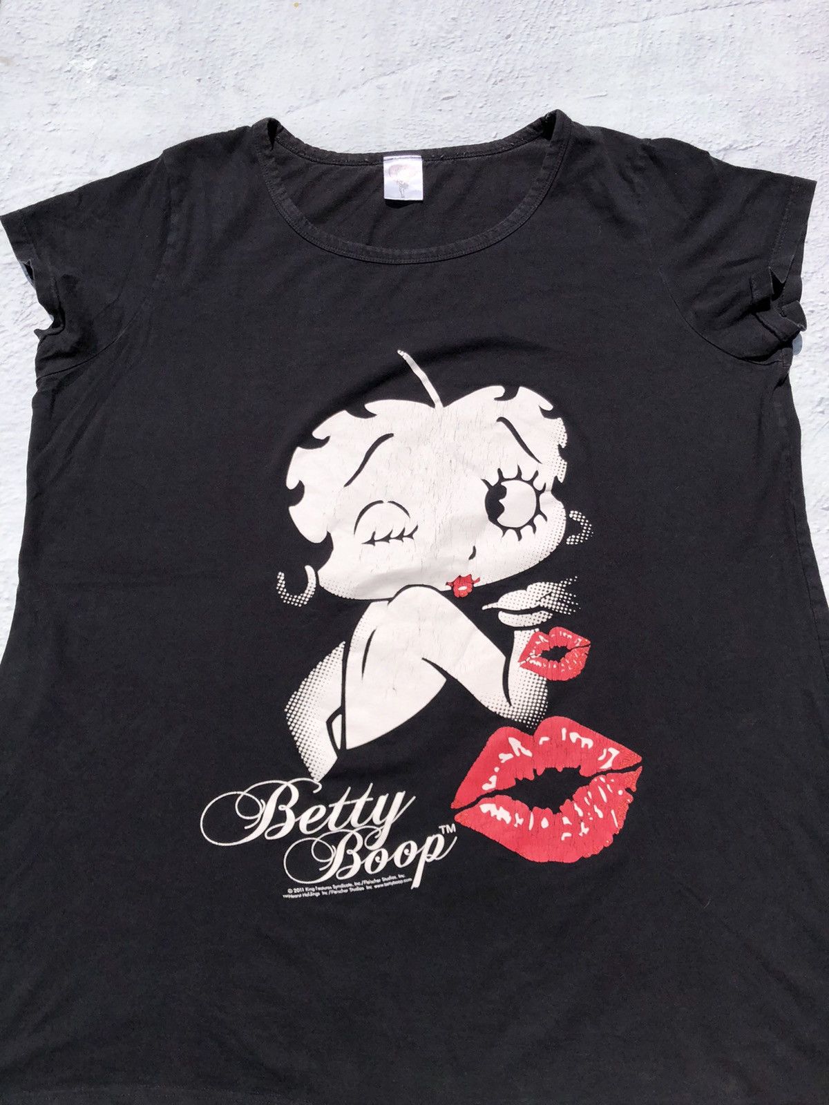 Cartoon Network Women XXL Vintage 2011 Betty Boop (Felix Cat Bugs Bunny) Size XXL / US 16-18 / IT 52-54 - 2 Thumbnail