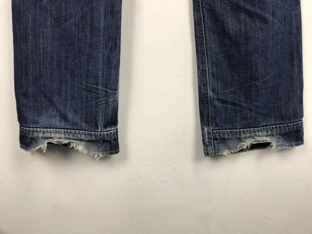 Deluxeware Deluxe Denim Company Laundry Distressed Jeans Bikers Style Size US 32 / EU 48 - 18 Thumbnail