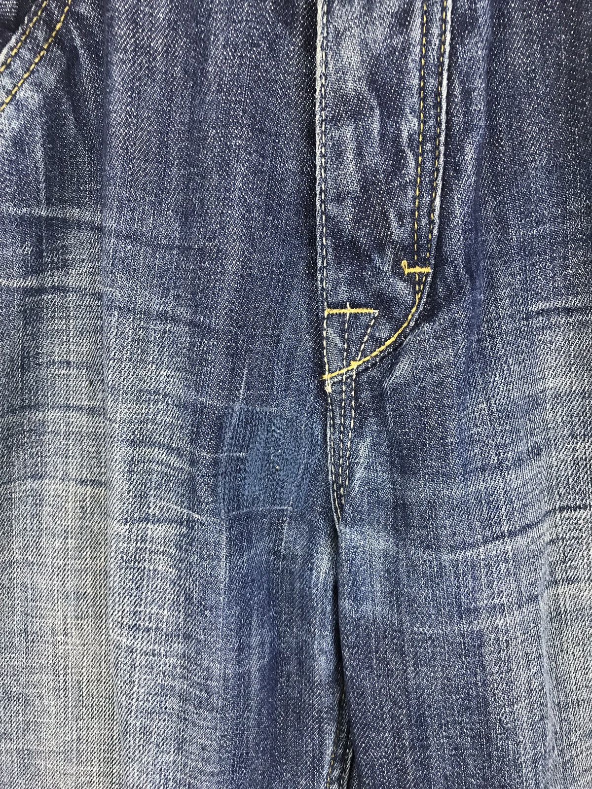Deluxeware Deluxe Denim Company Laundry Distressed Jeans Bikers Style Size US 32 / EU 48 - 13 Thumbnail