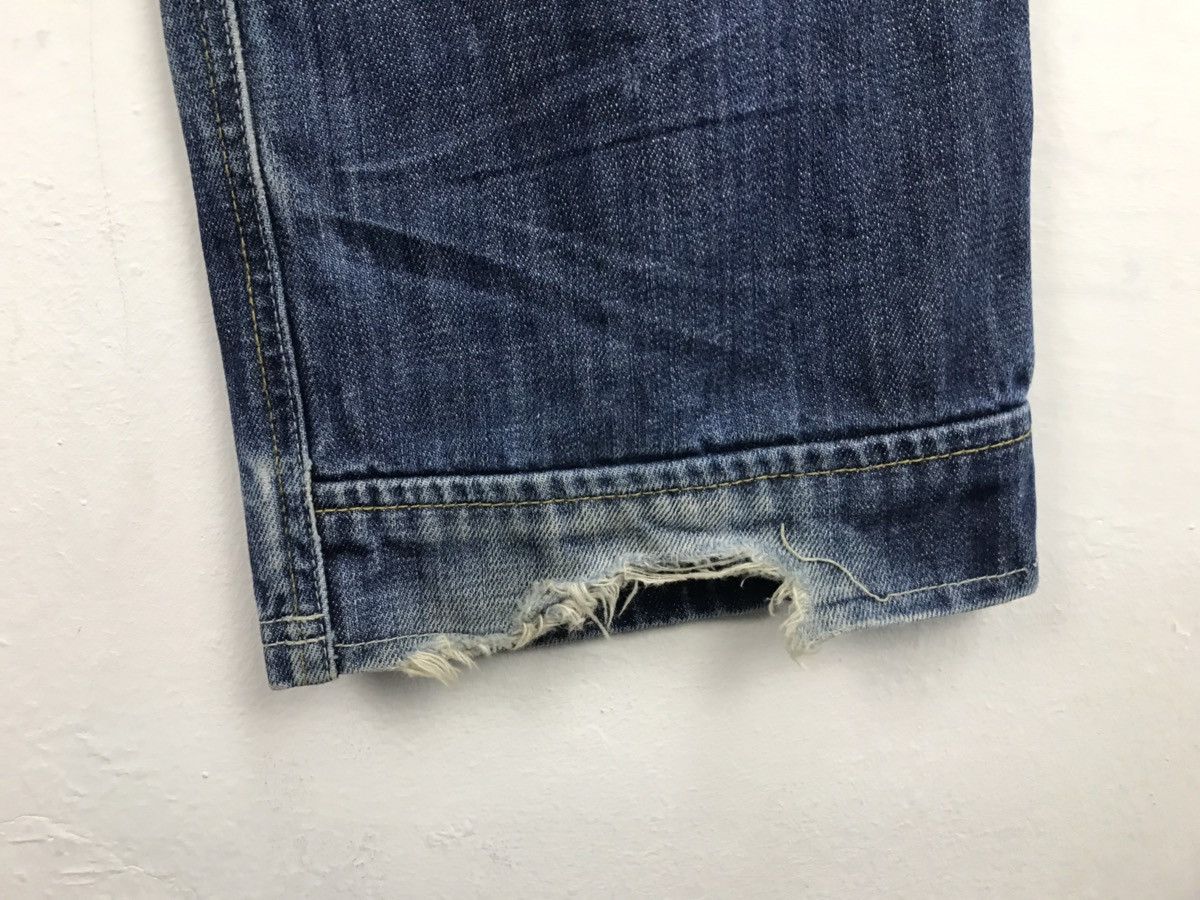 Deluxeware Deluxe Denim Company Laundry Distressed Jeans Bikers Style Size US 32 / EU 48 - 20 Thumbnail