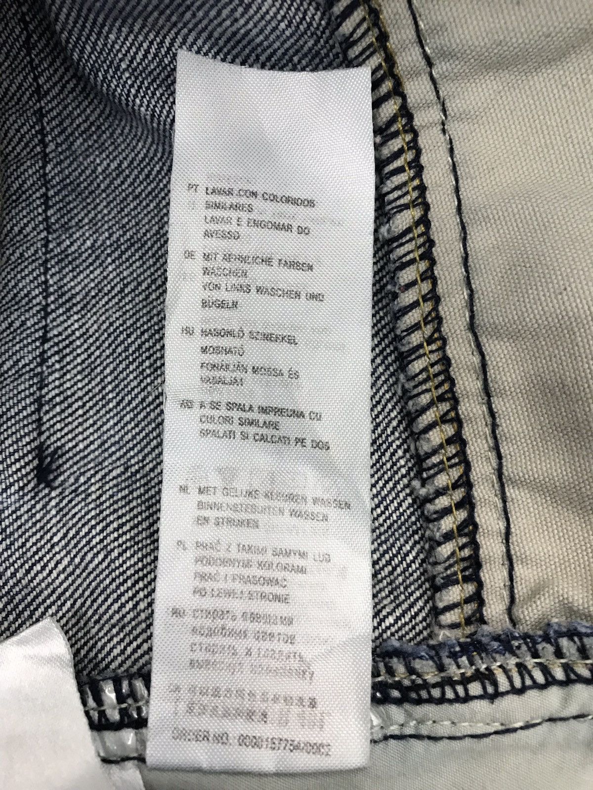 Deluxeware Deluxe Denim Company Laundry Distressed Jeans Bikers Style Size US 32 / EU 48 - 23 Thumbnail
