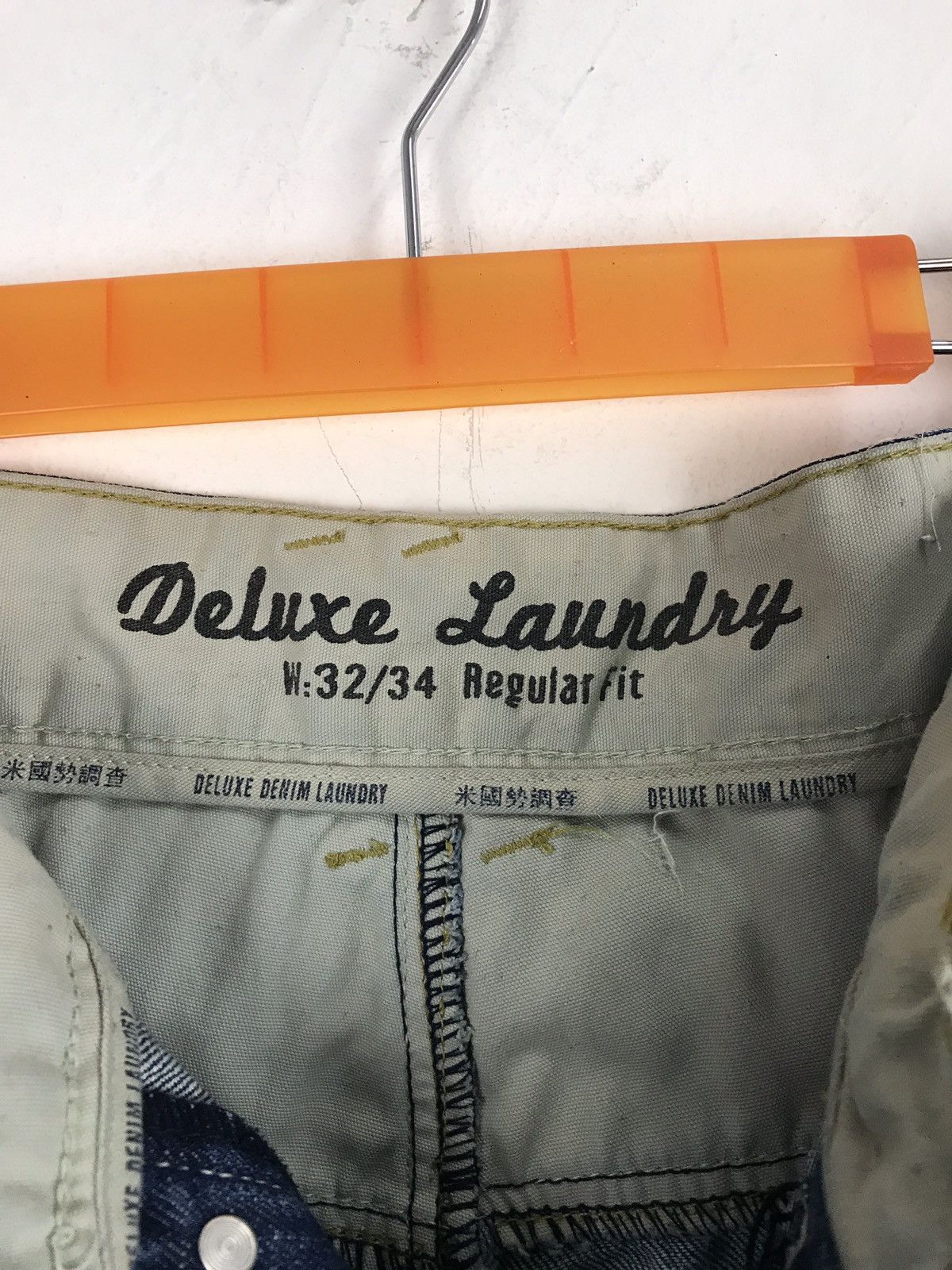 Deluxeware Deluxe Denim Company Laundry Distressed Jeans Bikers Style Size US 32 / EU 48 - 15 Thumbnail