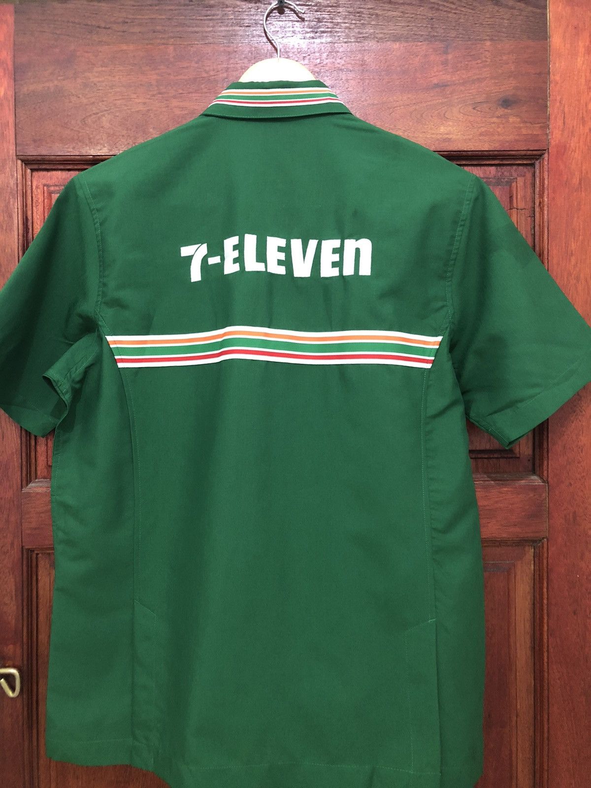 Uniform Wares × Vintage Vintage 90’s 7 Eleven Uniform Worker Embroidery Logo Shirt Size US M / EU 48-50 / 2 - 2 Thumbnail