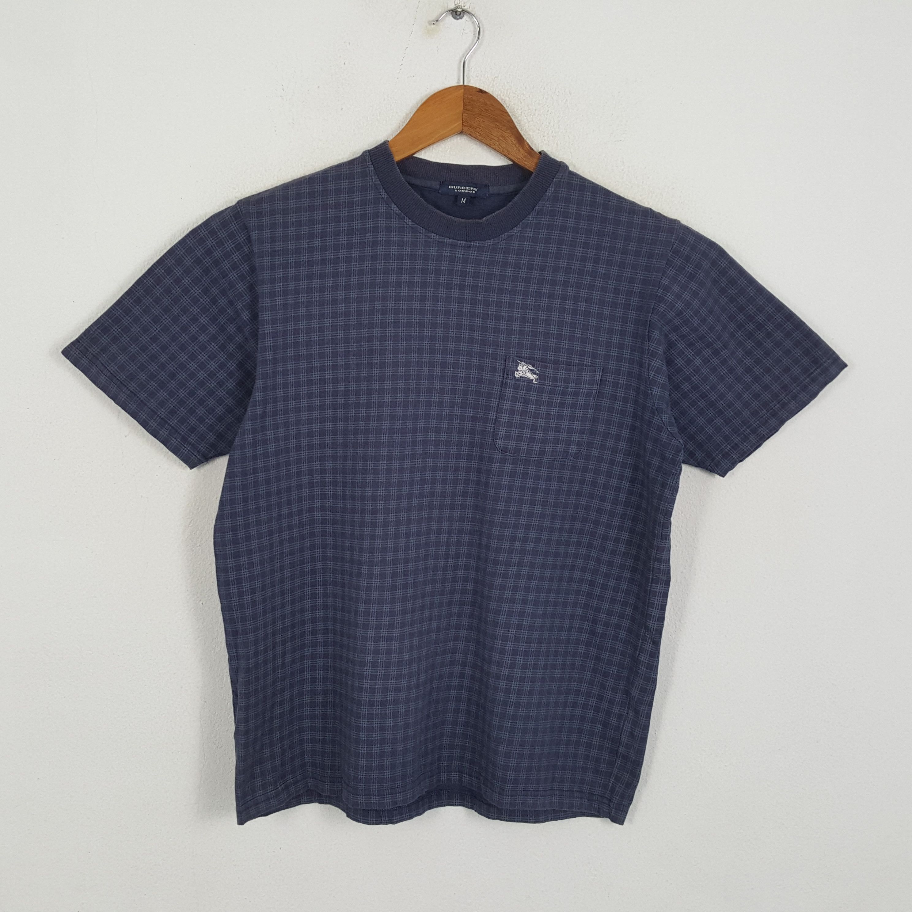 Tシャツ・カットソー BURBERRY Men T Shirts 8072008 TEMPAHB3590 Blue Burberry BURBERRY Men T-Shirts 8072008 TEMPAHB3590 Blue