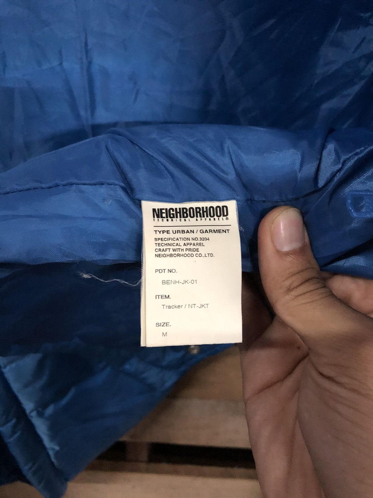 Neighborhood Neighborhood Blouson Jumper Men Blue Tracker Jacket Size US M / EU 48-50 / 2 - 10 Thumbnail