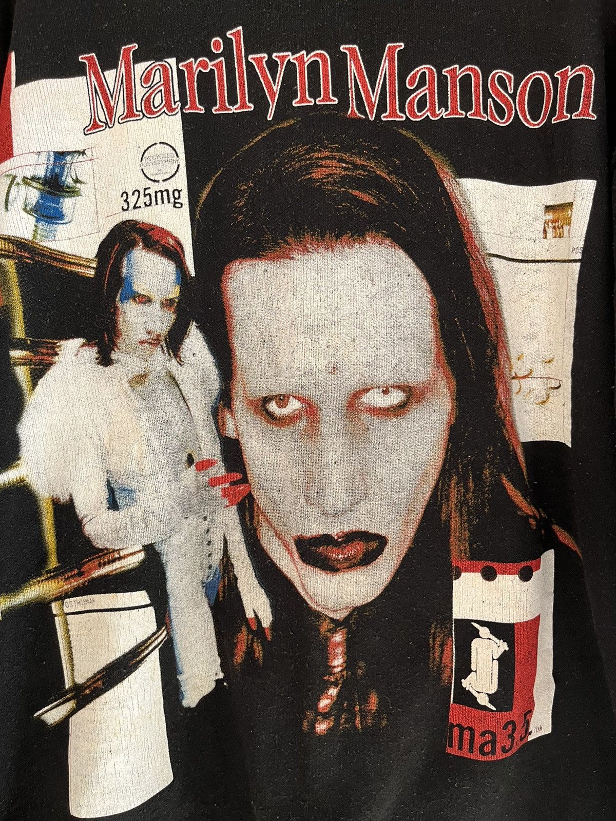 Band Tees × Marilyn Manson × Vintage Marilyn manson jc8 Size US XL / EU 56 / 4 - 2 Thumbnail