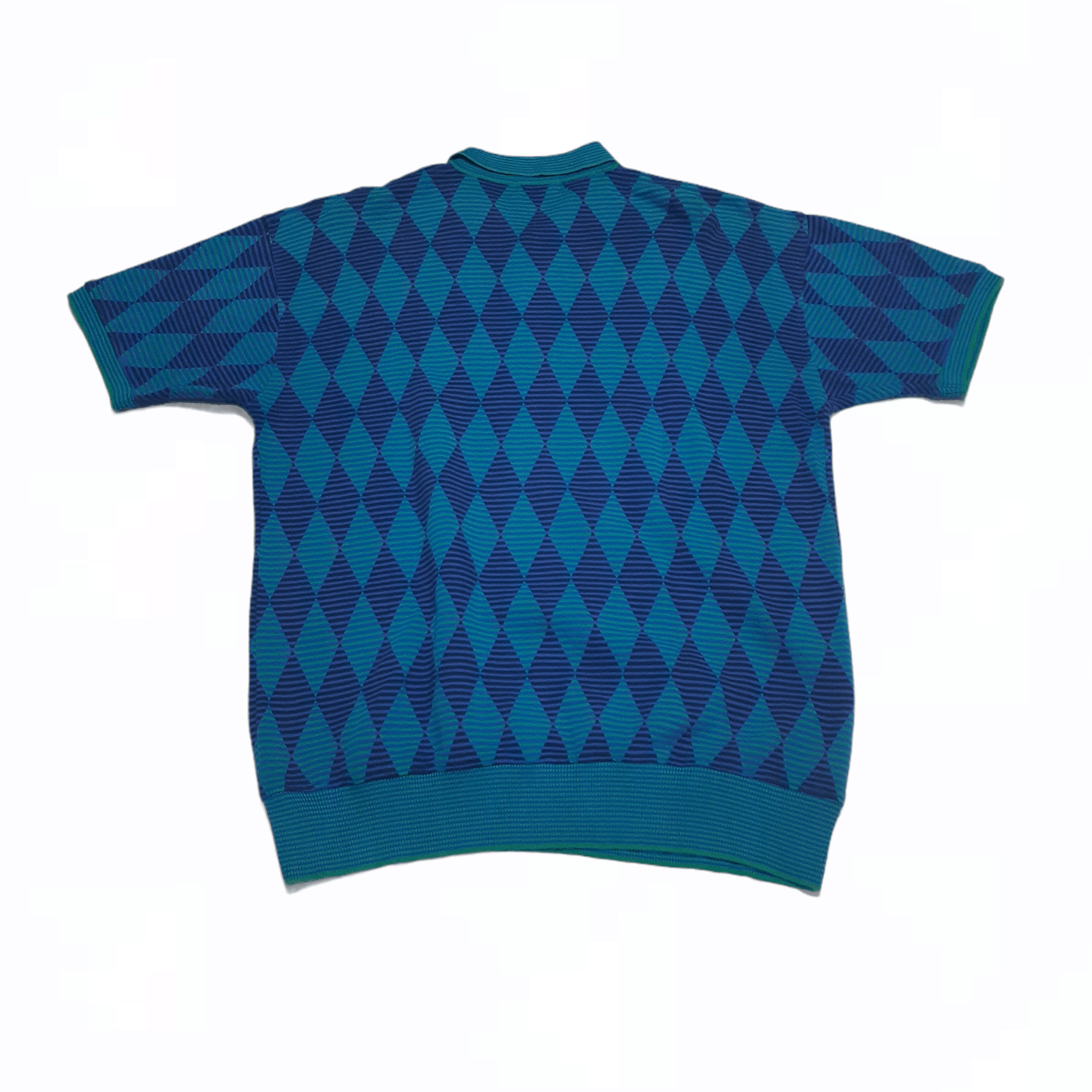 Christian Dior Monsieur × Vintage Vintage Christian Dior Polo Knitted Short Shirt Diamond 3D Size US M / EU 48-50 / 2 - 5 Thumbnail