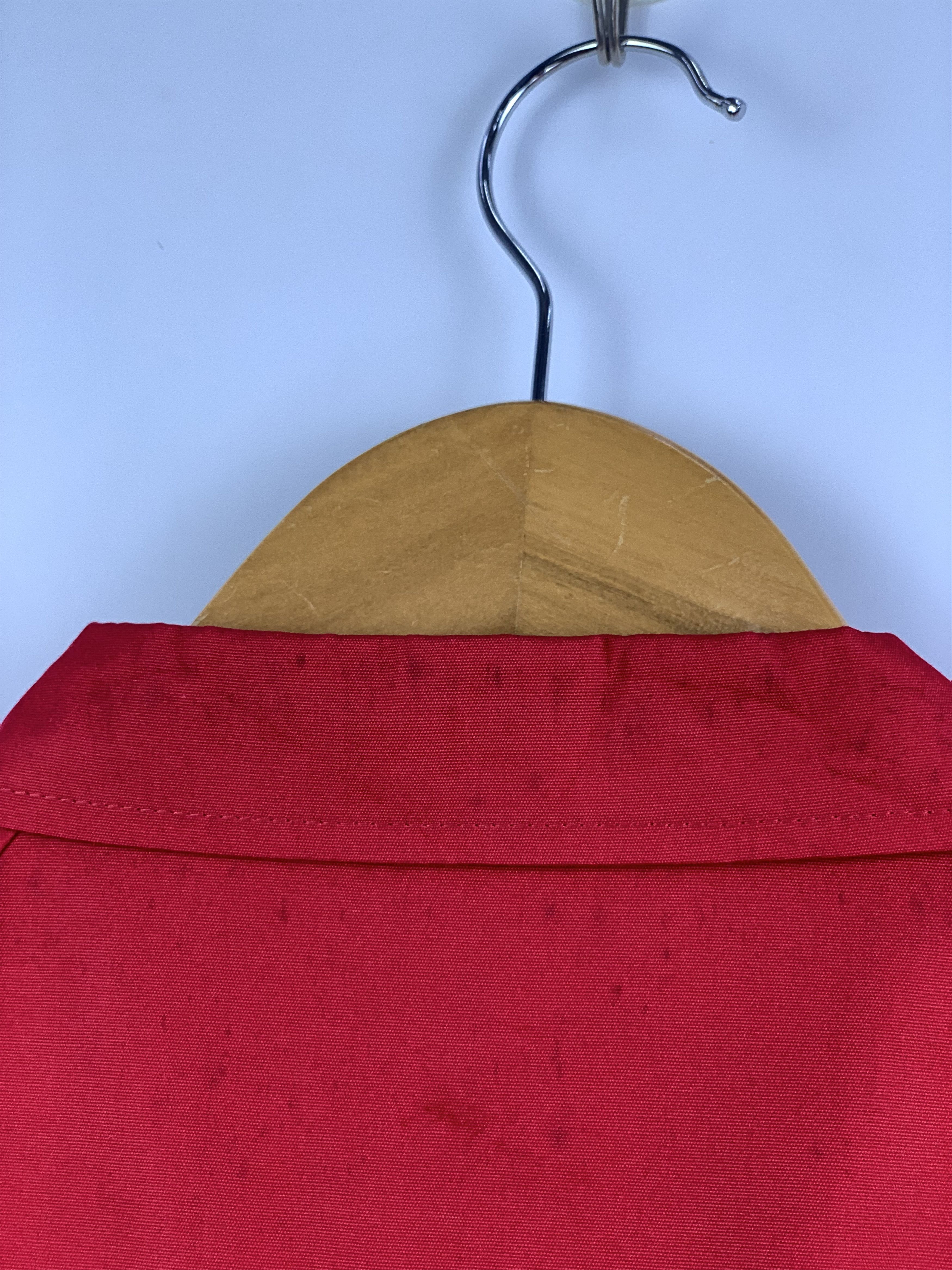 Japanese Brand Vintage Red Japanese Windbreaker / Light Zip Jacket Size US L / EU 52-54 / 3 - 16 Thumbnail
