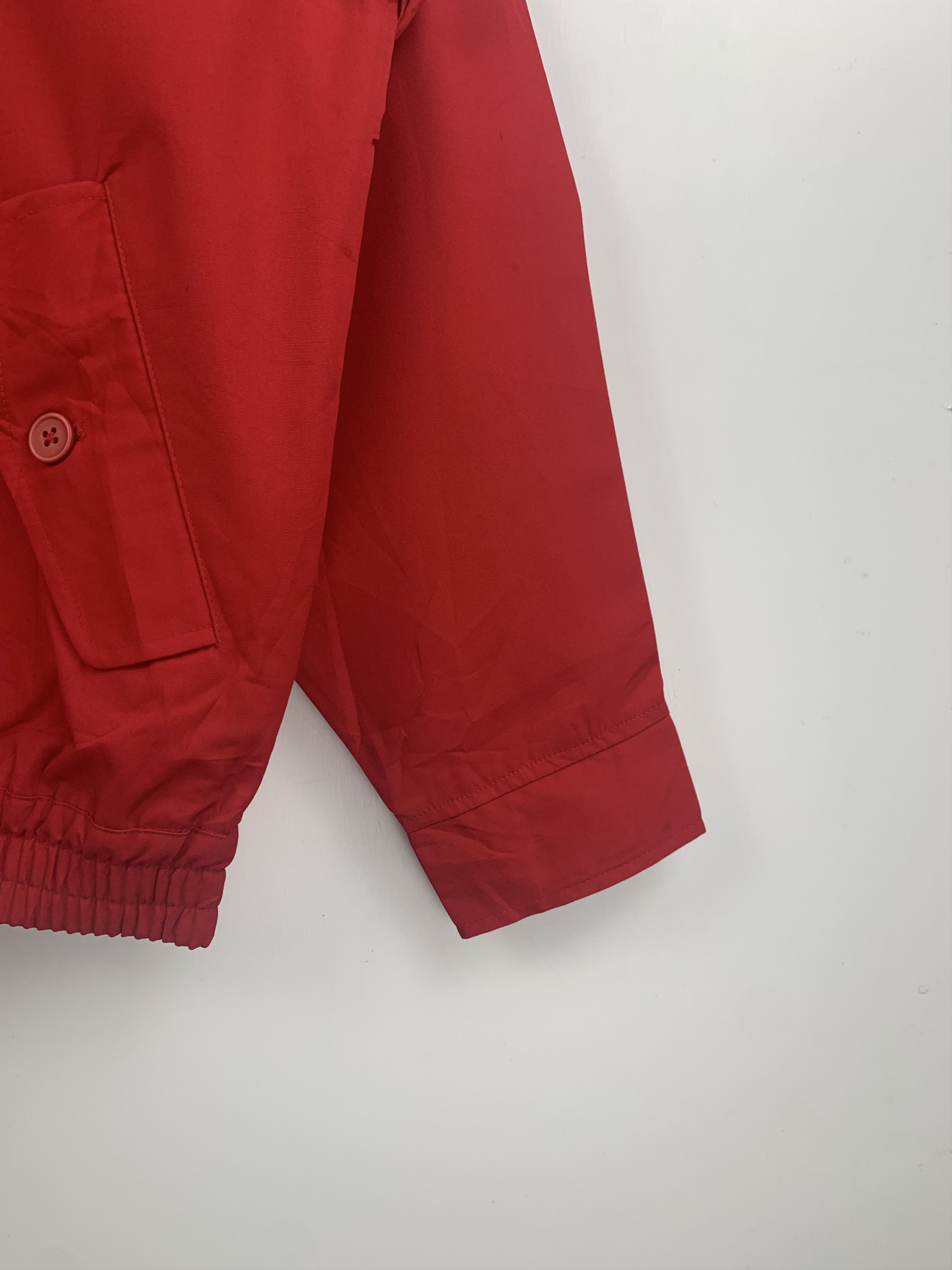 Japanese Brand Vintage Red Japanese Windbreaker / Light Zip Jacket Size US L / EU 52-54 / 3 - 13 Thumbnail