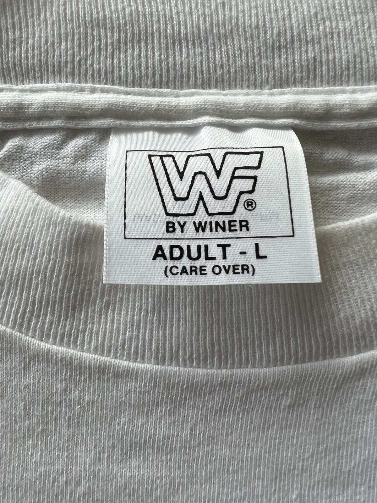 Vintage Vintage 1991 Ultimate Warrior WWF WWE White Tee (Stone Cold) Size US L / EU 52-54 / 3 - 16 Thumbnail