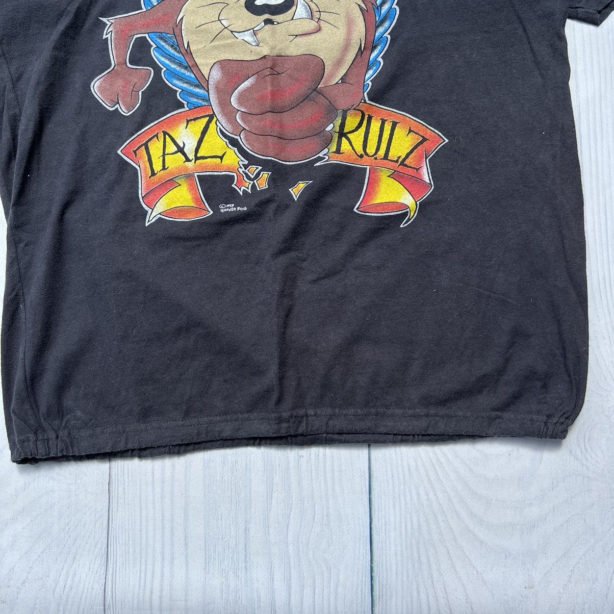 Cartoon Network Vintage t shirt tazmania Warner Bros 1993 Size US XL / EU 56 / 4 - 4 Thumbnail