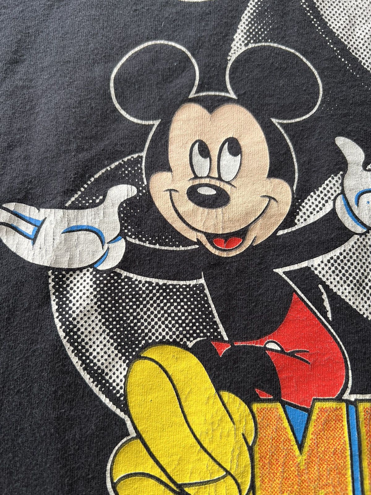 Cartoon Network Vintage 90s Disney Mickey Mouse Venice Tee (Beauty Beast) Size US M / EU 48-50 / 2 - 5 Thumbnail