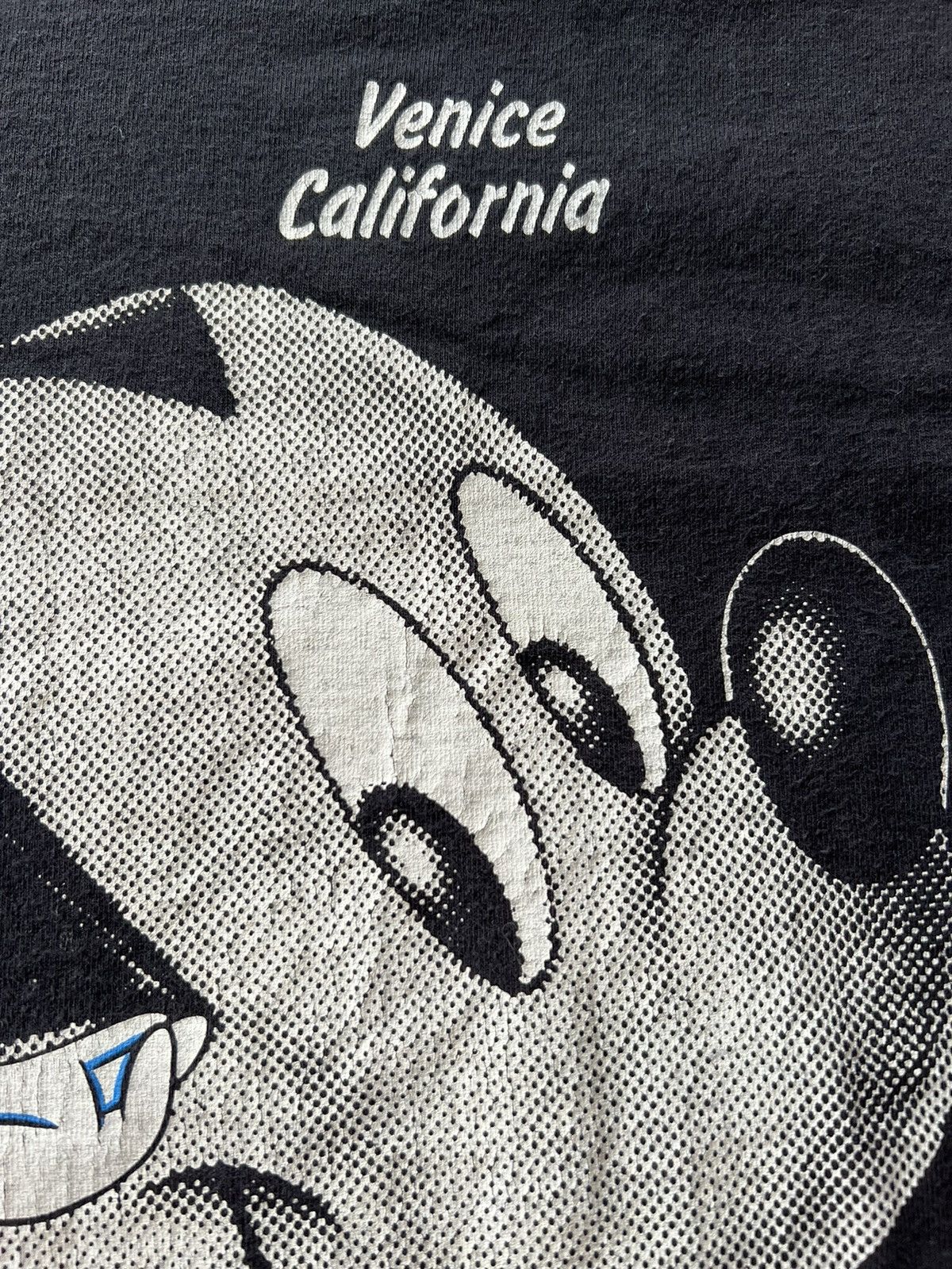 Cartoon Network Vintage 90s Disney Mickey Mouse Venice Tee (Beauty Beast) Size US M / EU 48-50 / 2 - 6 Thumbnail