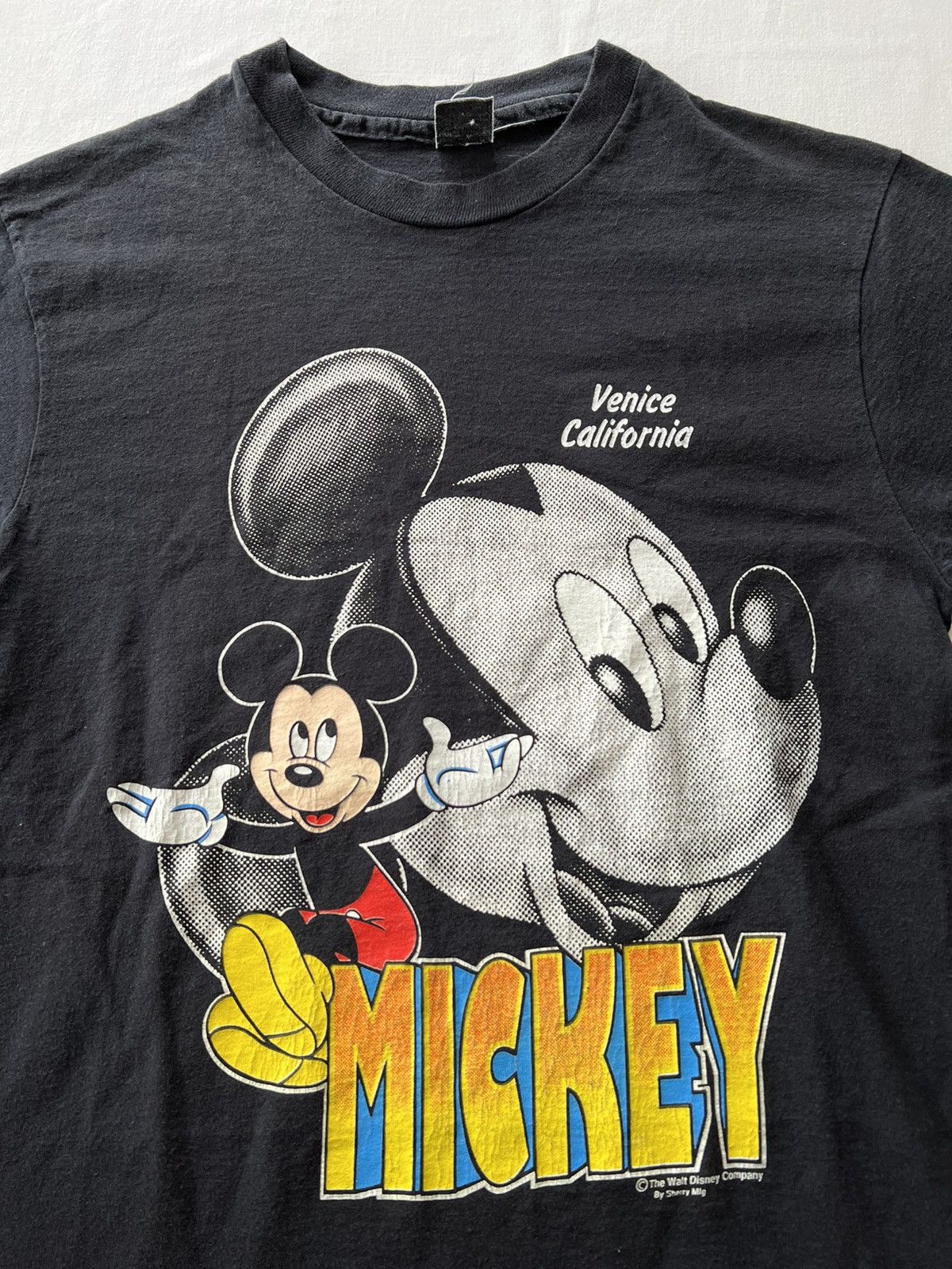 Cartoon Network Vintage 90s Disney Mickey Mouse Venice Tee (Beauty Beast) Size US M / EU 48-50 / 2 - 4 Thumbnail