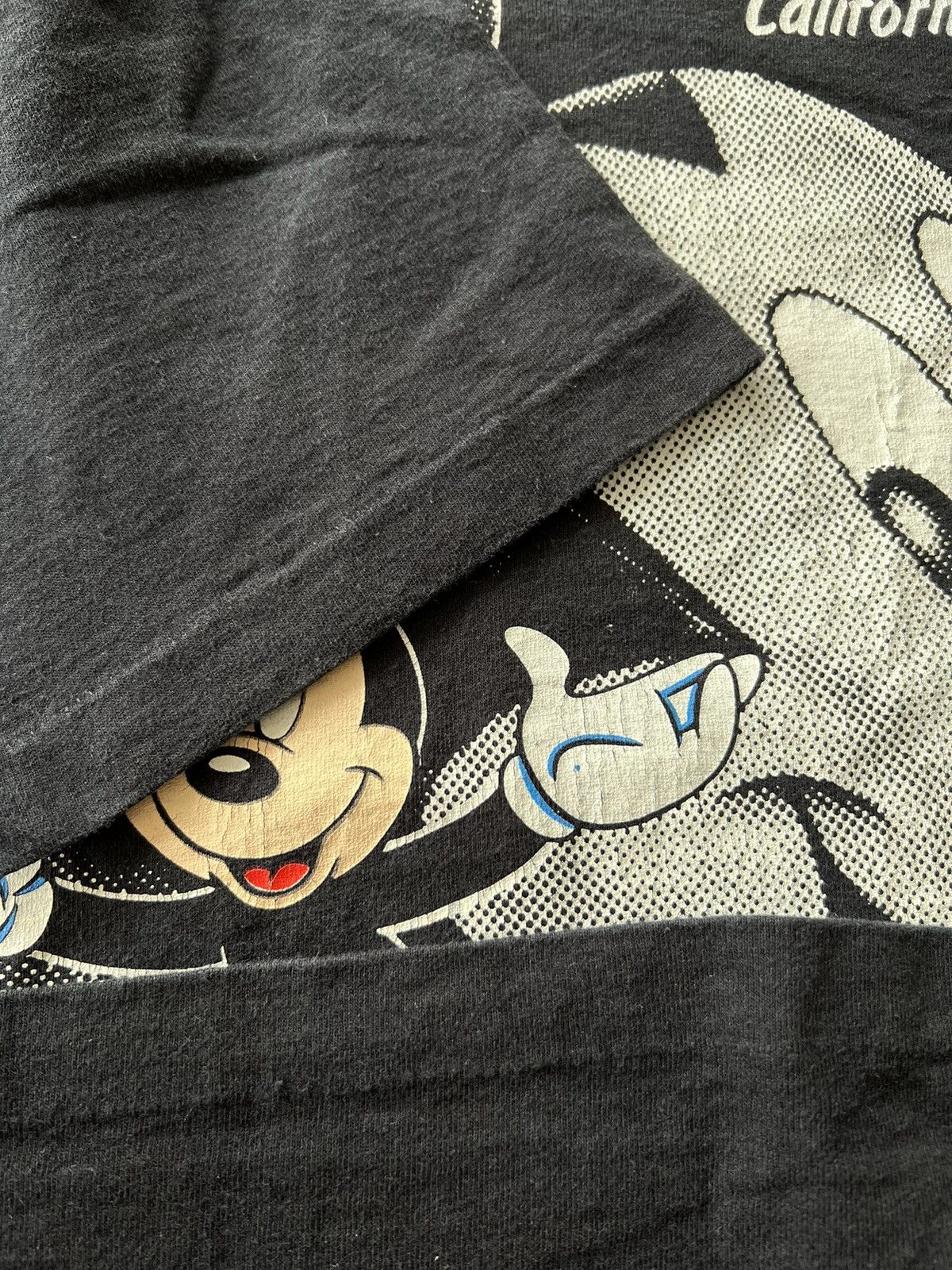 Cartoon Network Vintage 90s Disney Mickey Mouse Venice Tee (Beauty Beast) Size US M / EU 48-50 / 2 - 8 Thumbnail