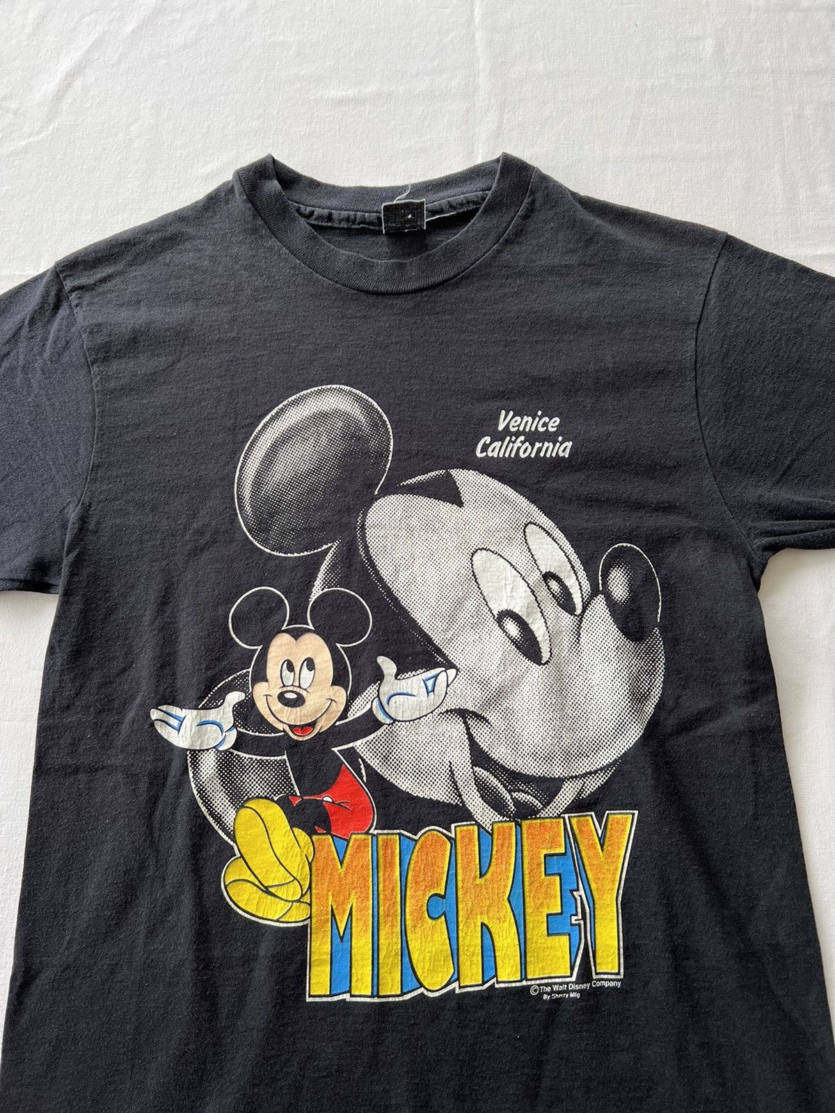 Cartoon Network Vintage 90s Disney Mickey Mouse Venice Tee (Beauty Beast) Size US M / EU 48-50 / 2 - 3 Thumbnail