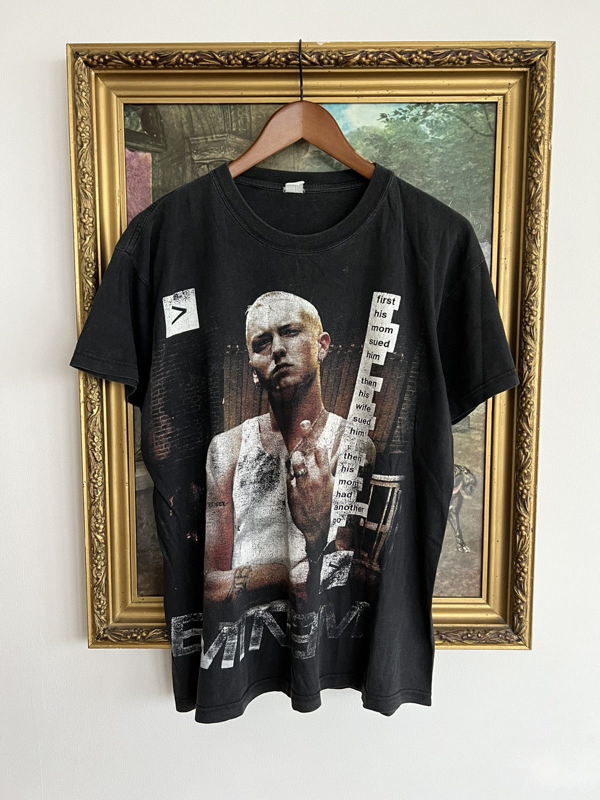 50CENT Tシャツ RAP TEES DR.DRE EMINEM 00's 50 Cent / Dr Dre / Eminem ' In Da Country' Long Sleeve