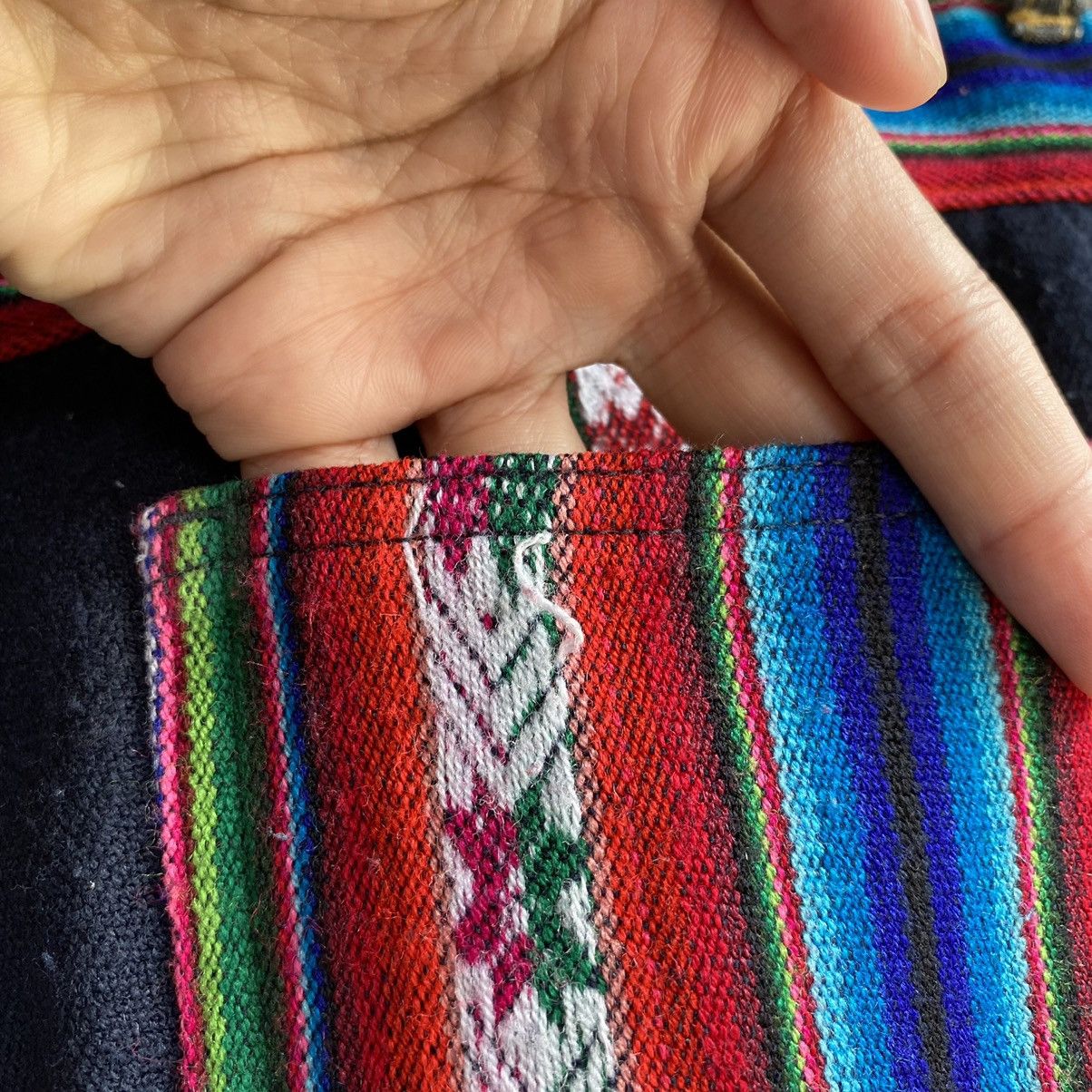 Comme des Garcons × Junya Watanabe Junya Watanabe Two Sided Navajo & Jeans Drop Crotch Pants Size US 29 - 12 Thumbnail