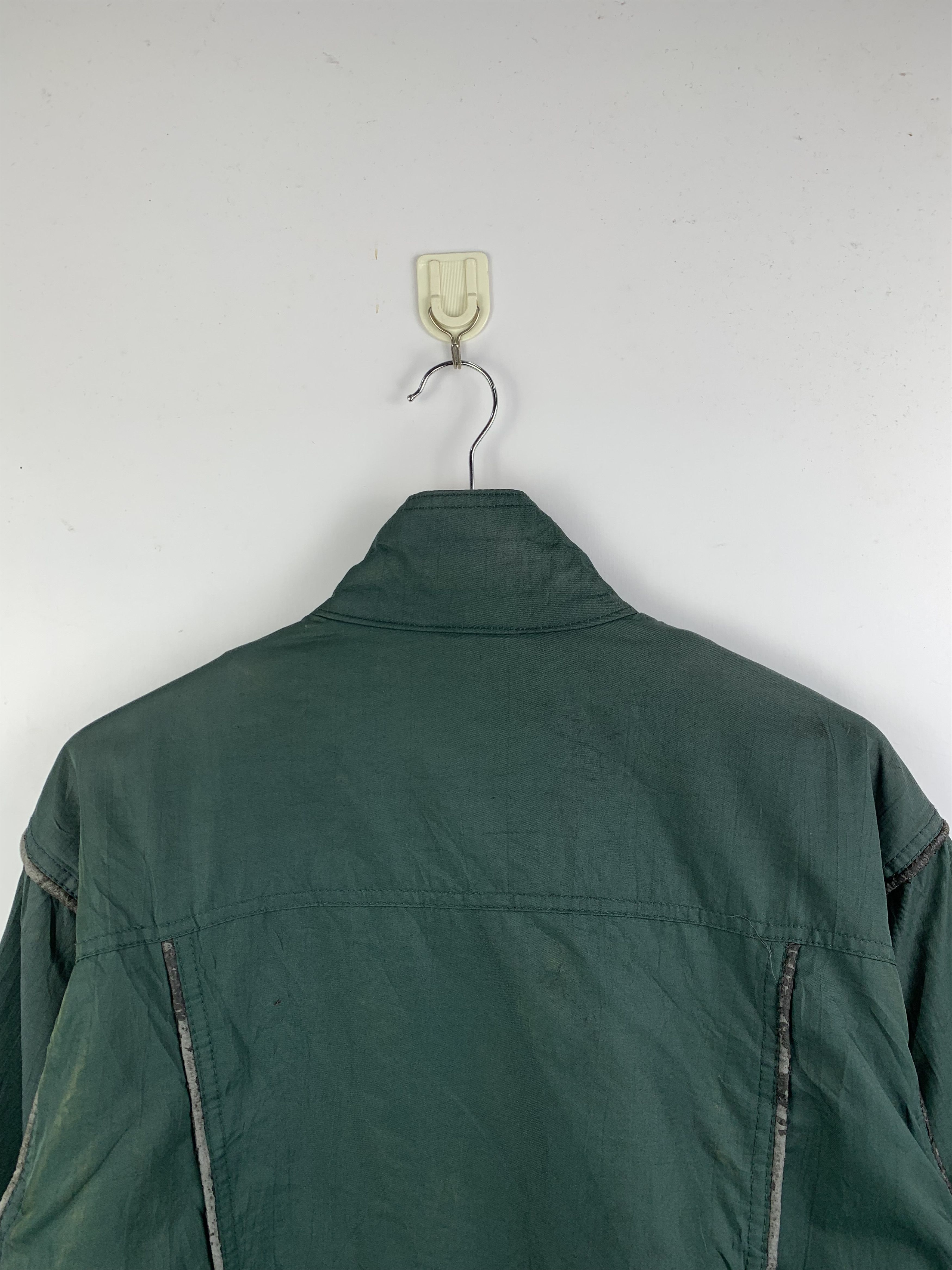 Japanese Brand Vintage VOLUNT Zip Up Green Bomber Jacket Size US L / EU 52-54 / 3 - 6 Thumbnail
