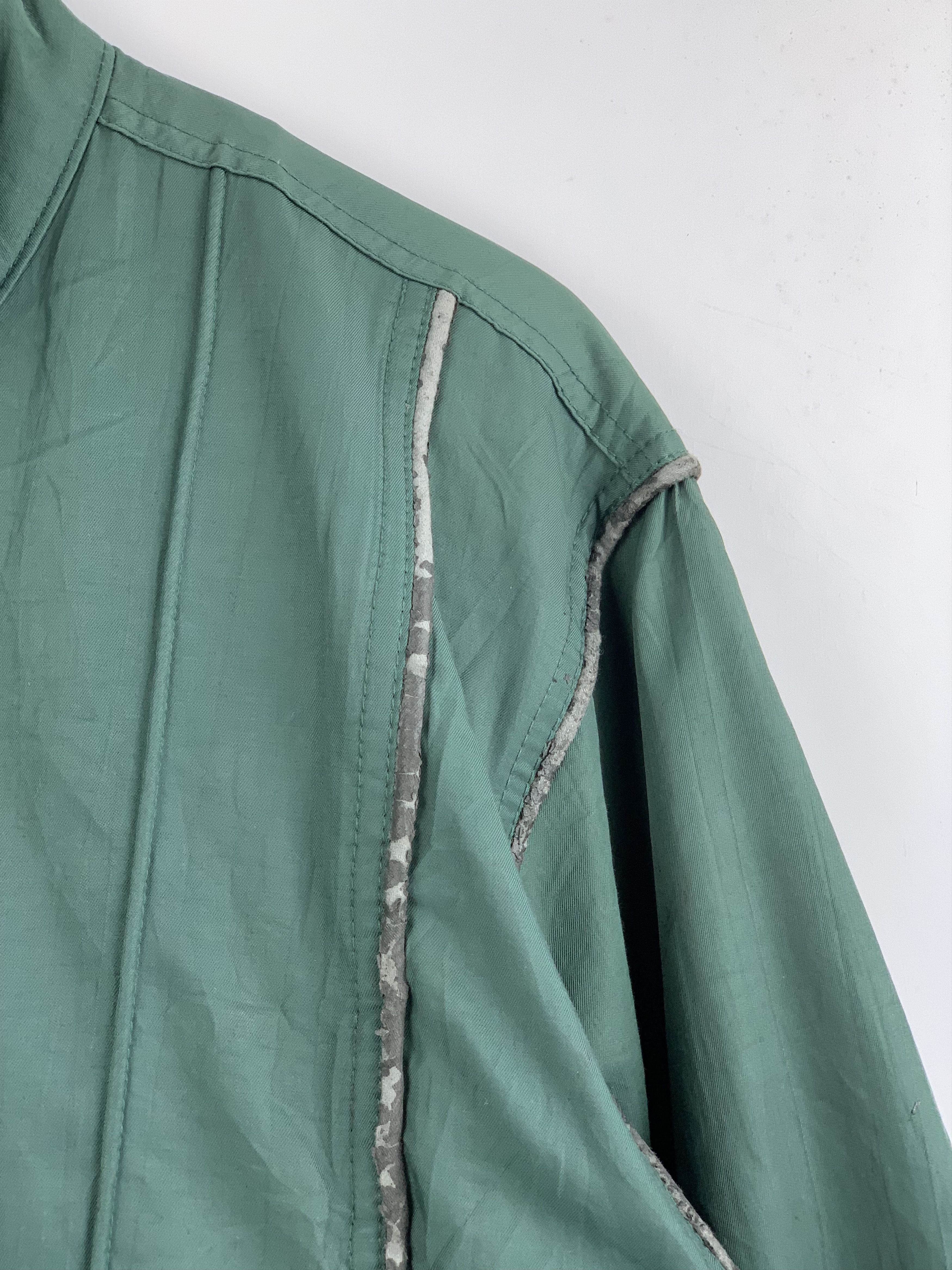 Japanese Brand Vintage VOLUNT Zip Up Green Bomber Jacket Size US L / EU 52-54 / 3 - 9 Thumbnail