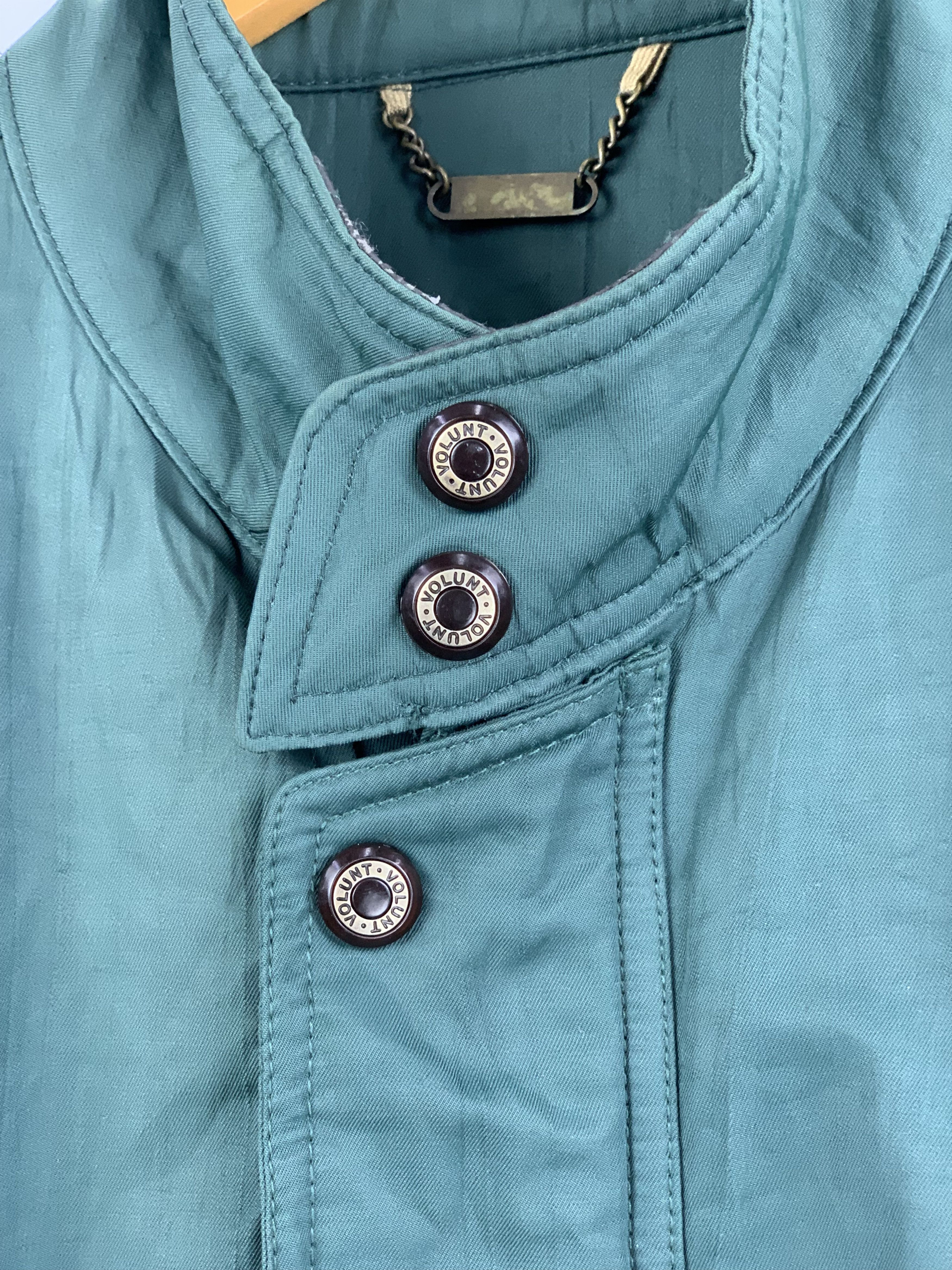 Japanese Brand Vintage VOLUNT Zip Up Green Bomber Jacket Size US L / EU 52-54 / 3 - 12 Thumbnail