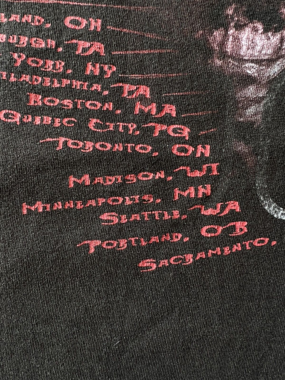 Band Tees Vintage 2000s Disturbed Band Black Tee (System of a Down) Size US XL / EU 56 / 4 - 15 Thumbnail