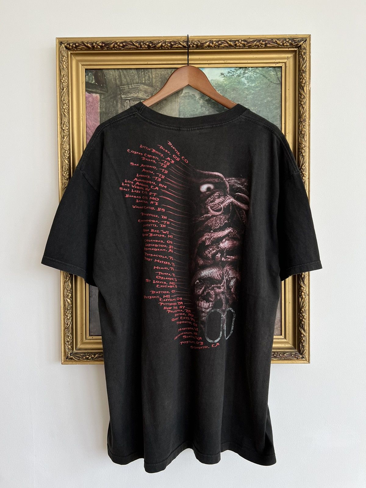 Band Tees Vintage 2000s Disturbed Band Black Tee (System of a Down) Size US XL / EU 56 / 4 - 2 Thumbnail