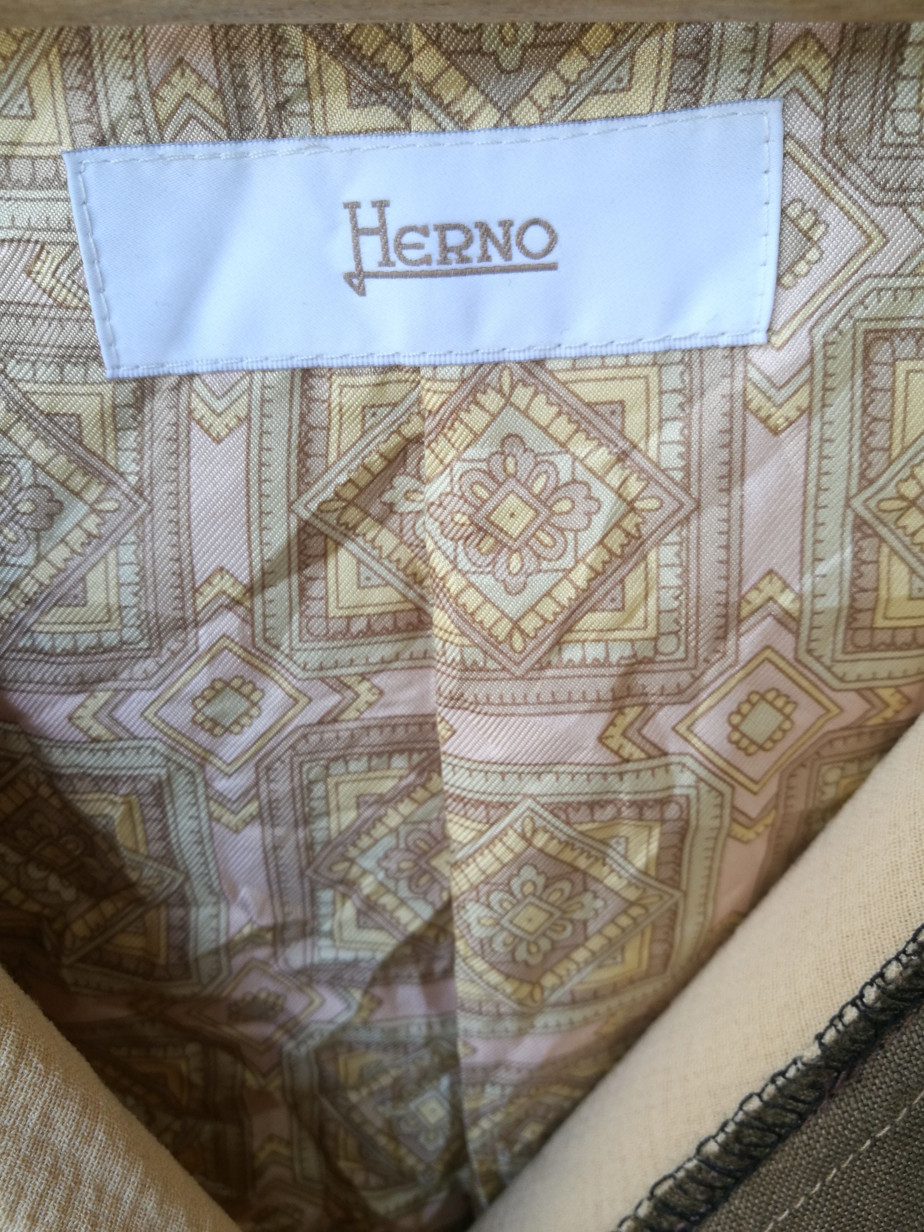 Herno × Vintage Herno luxury silk custom dark brown Size US S / EU 44-46 / 1 - 10 Thumbnail