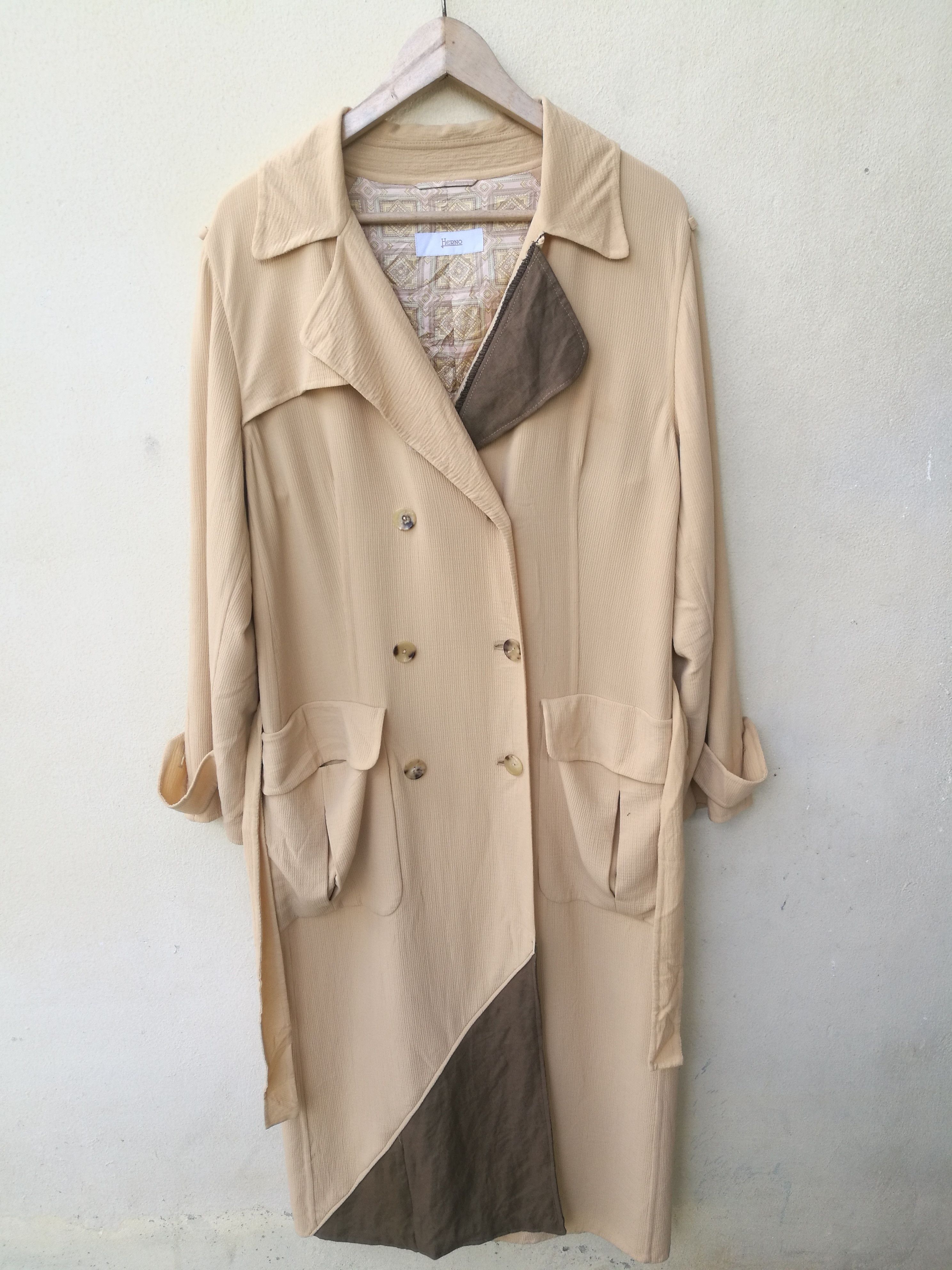 Herno luxury silk custom dark brown