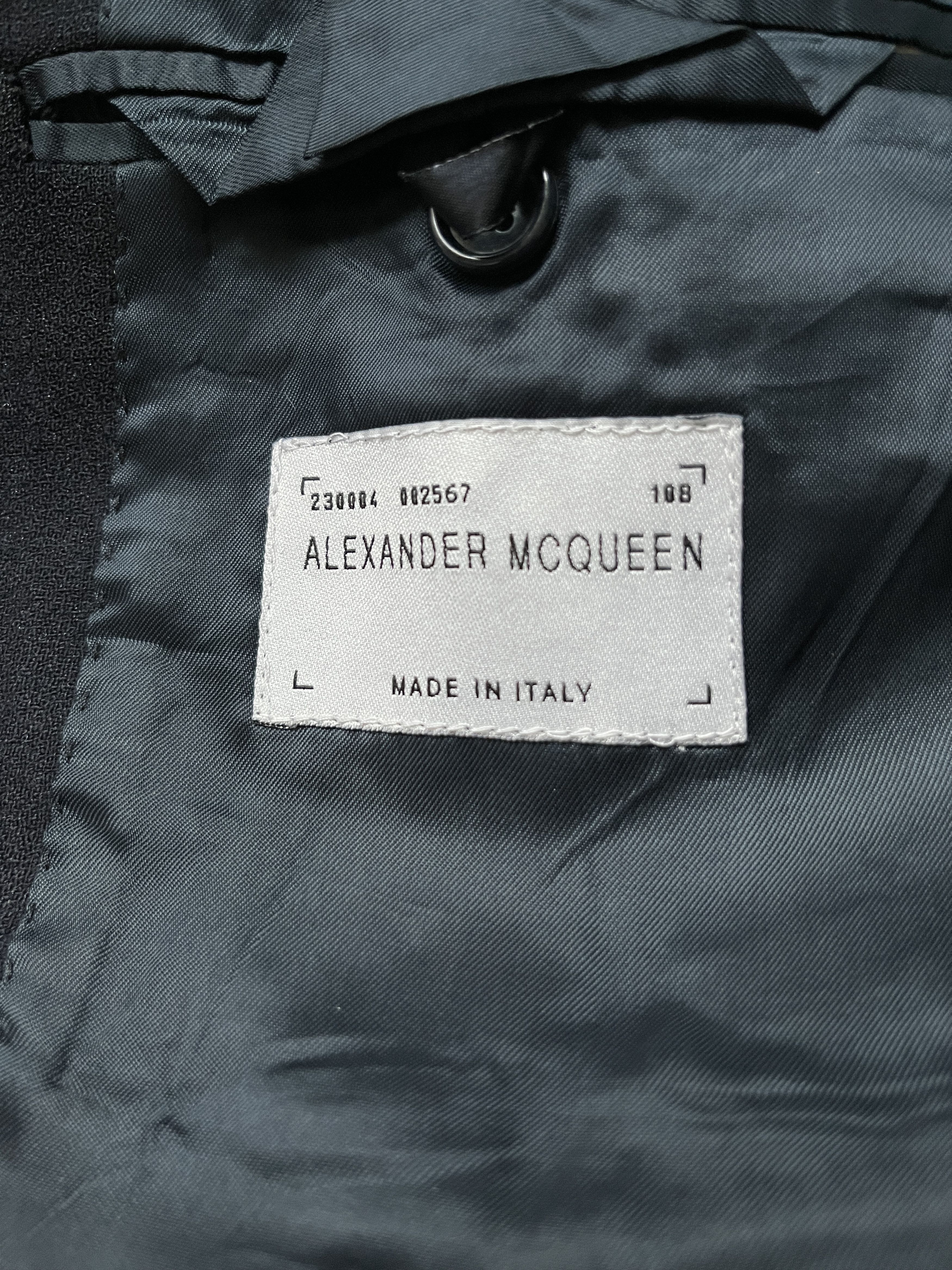 Alexander McQueen ⚡️QUICK SALE⚡️1990s' Alexander McQueen Black Blazer Jacket Size US M / EU 48-50 / 2 - 3 Thumbnail