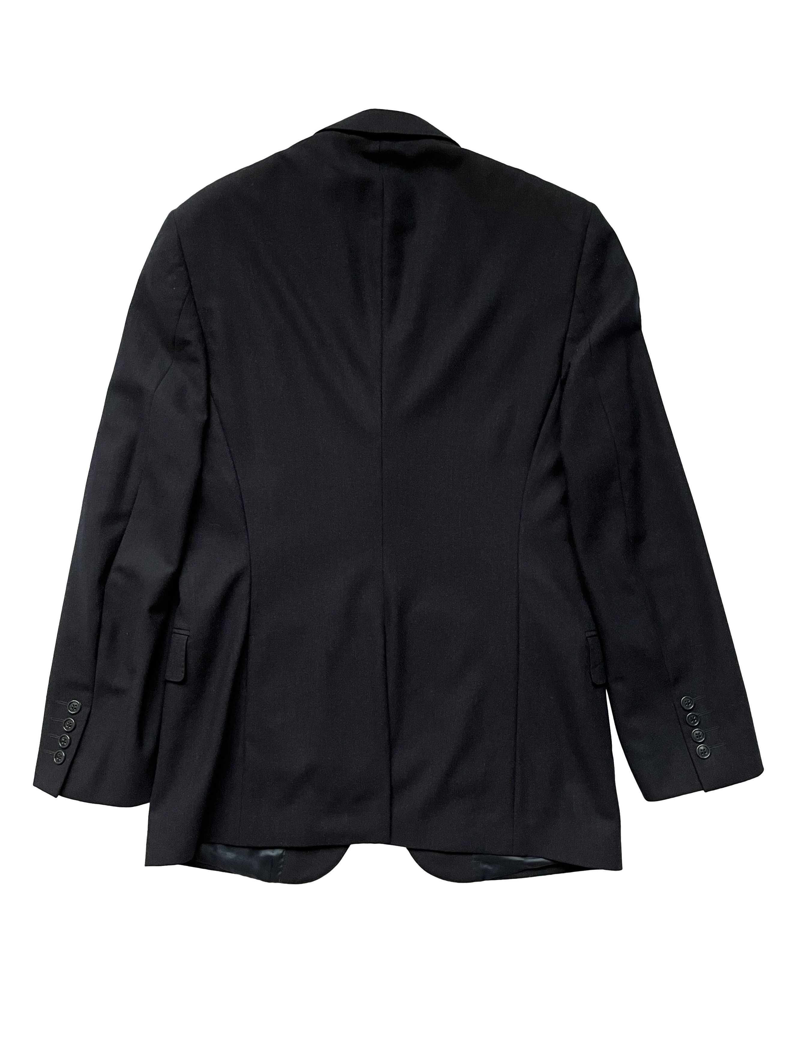 Alexander McQueen ⚡️QUICK SALE⚡️1990s' Alexander McQueen Black Blazer Jacket Size US M / EU 48-50 / 2 - 2 Thumbnail