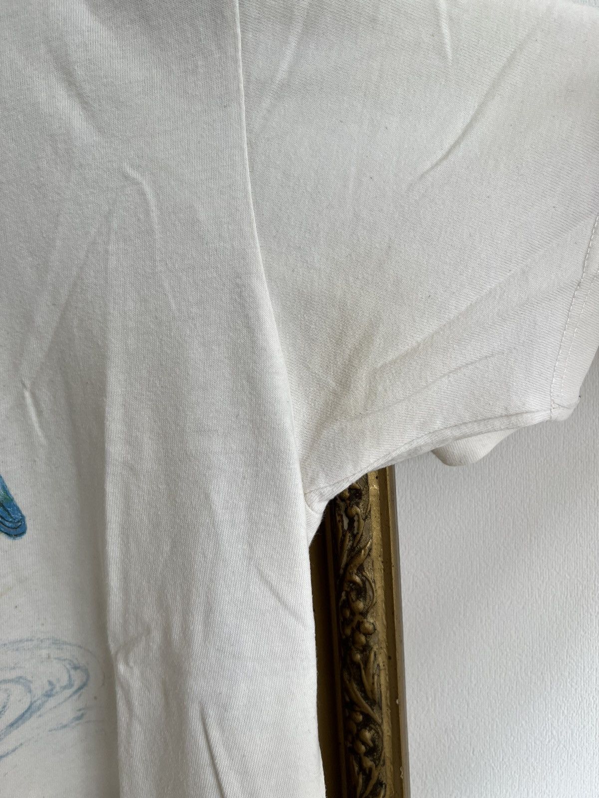 Band Tees Vintage 90s Harlequin Kolibri Trochilidae Bird White Tee Size US S / EU 44-46 / 1 - 12 Thumbnail