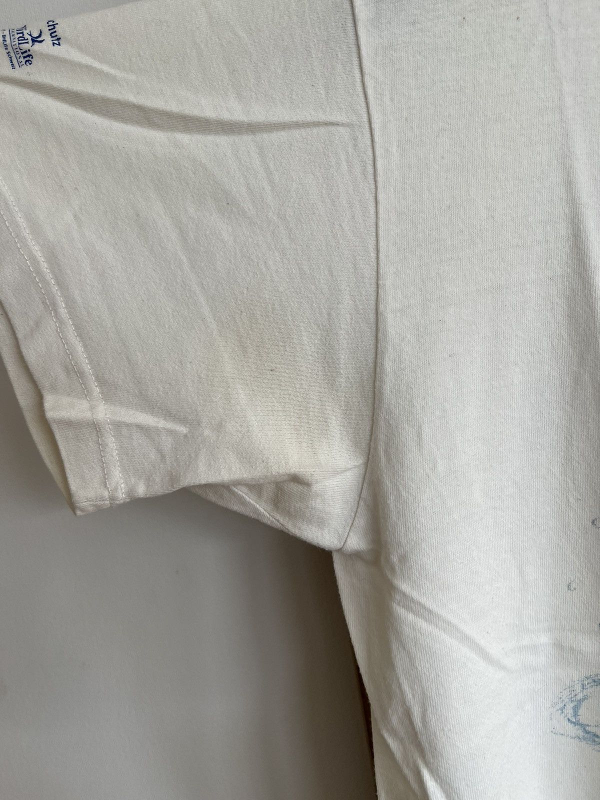 Band Tees Vintage 90s Harlequin Kolibri Trochilidae Bird White Tee Size US S / EU 44-46 / 1 - 11 Thumbnail