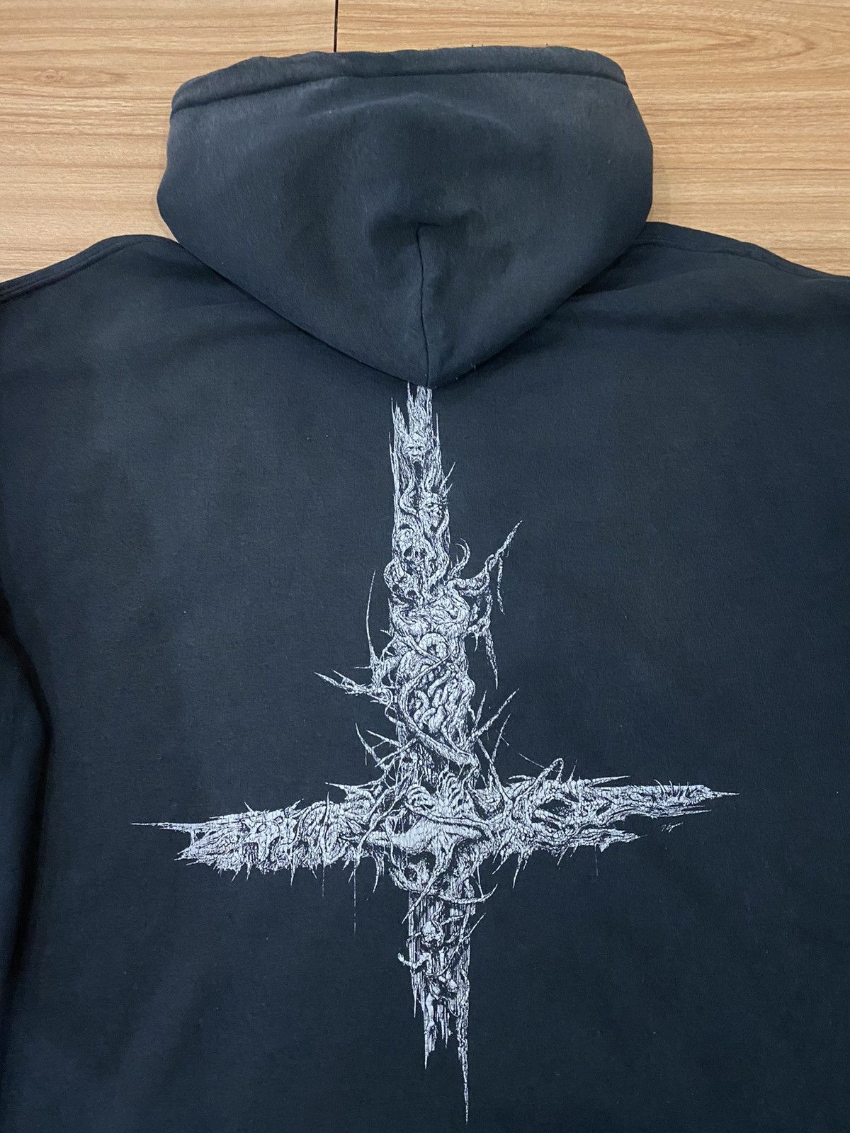 Other BRUTAL DEATH CLOTHING PENTAGRAM MEN’S BLACK HODDIES Size US L / EU 52-54 / 3 - 4 Thumbnail