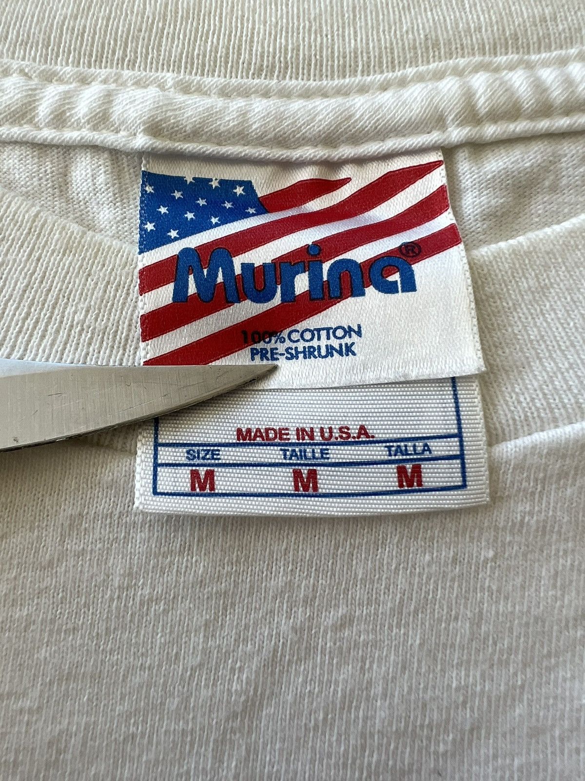 Band Tees Vintage 2005 U2 Vertigo White Tee (Pink Floyd Green Day) Size US M / EU 48-50 / 2 - 13 Thumbnail