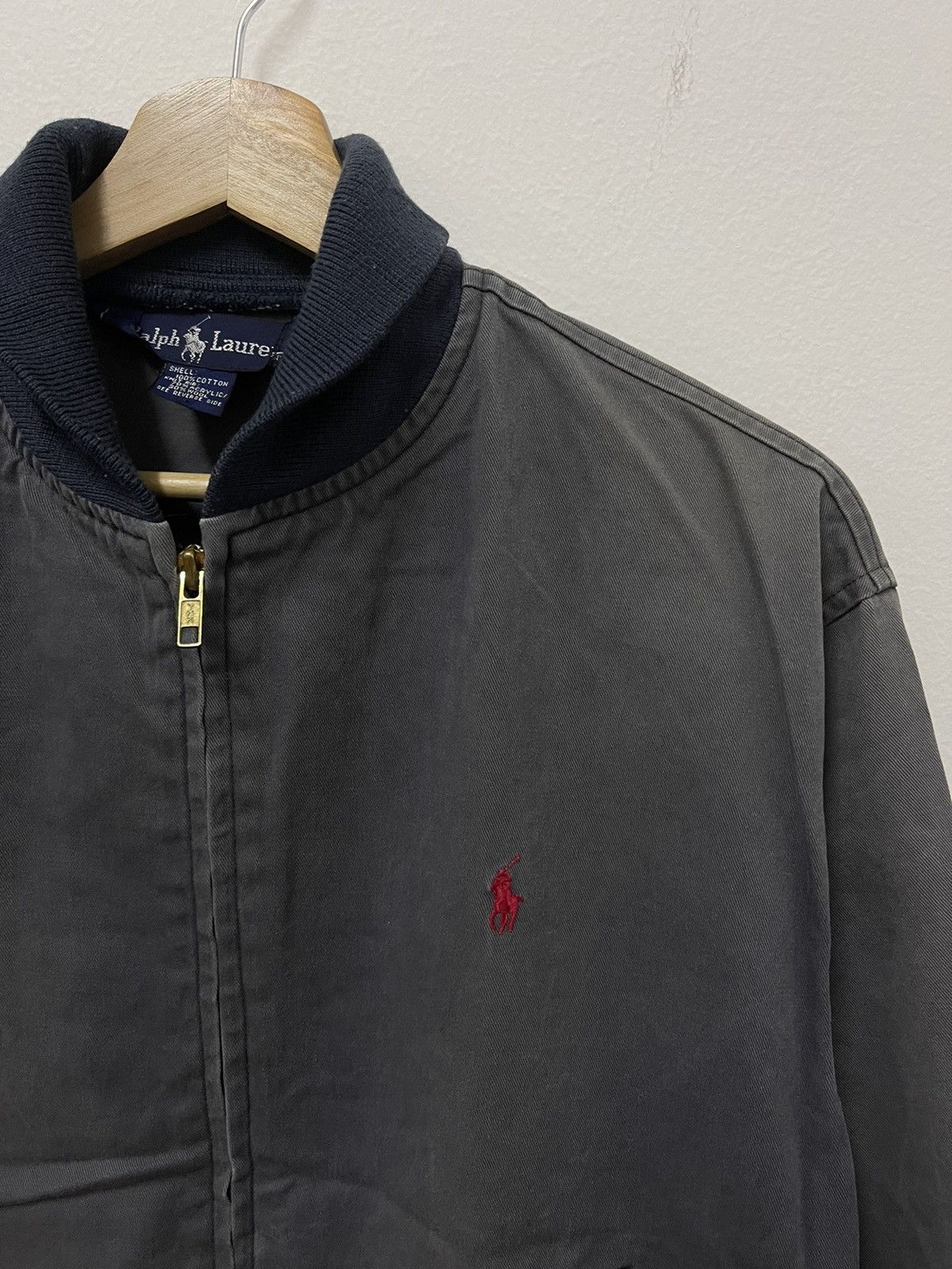 Japanese Brand × Ralph Lauren × Vintage Vintage Ralph Lauren Mini Logo Zipper Jacket Size US M / EU 48-50 / 2 - 2 Thumbnail
