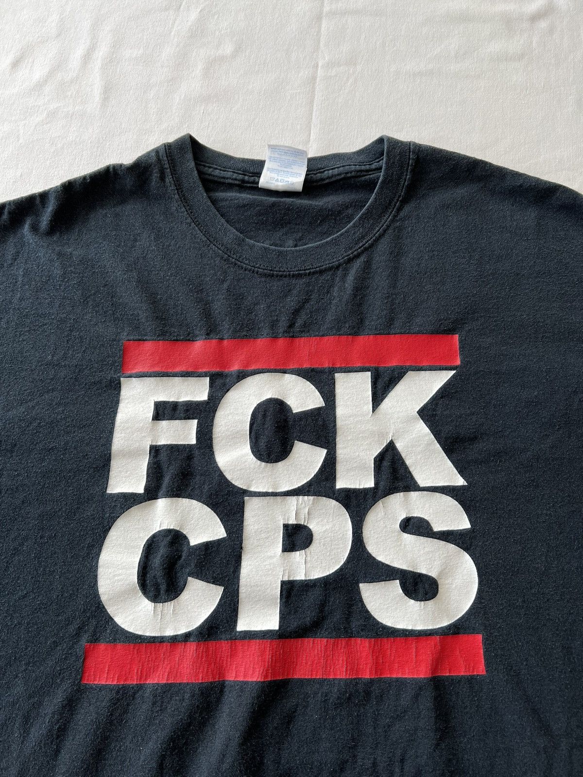 Band Tees Vintage 2000s Fuck Cops FCK CPS Black Tee Size US XXL / EU 58 / 5 - 3 Thumbnail