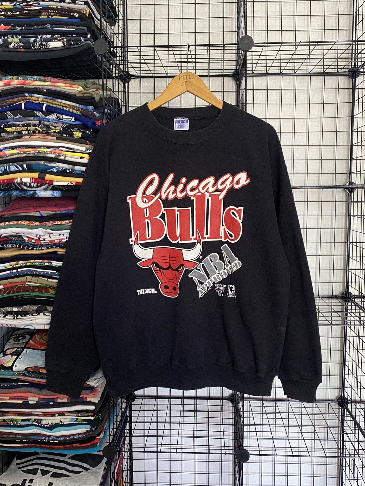 NBA × Vintage 🔥RARE🔥VINTAGE 1991 CHICAGO BULLS NBA APPROVED SWEATSHIRT Size US L / EU 52-54 / 3 - 1 Thumbnail