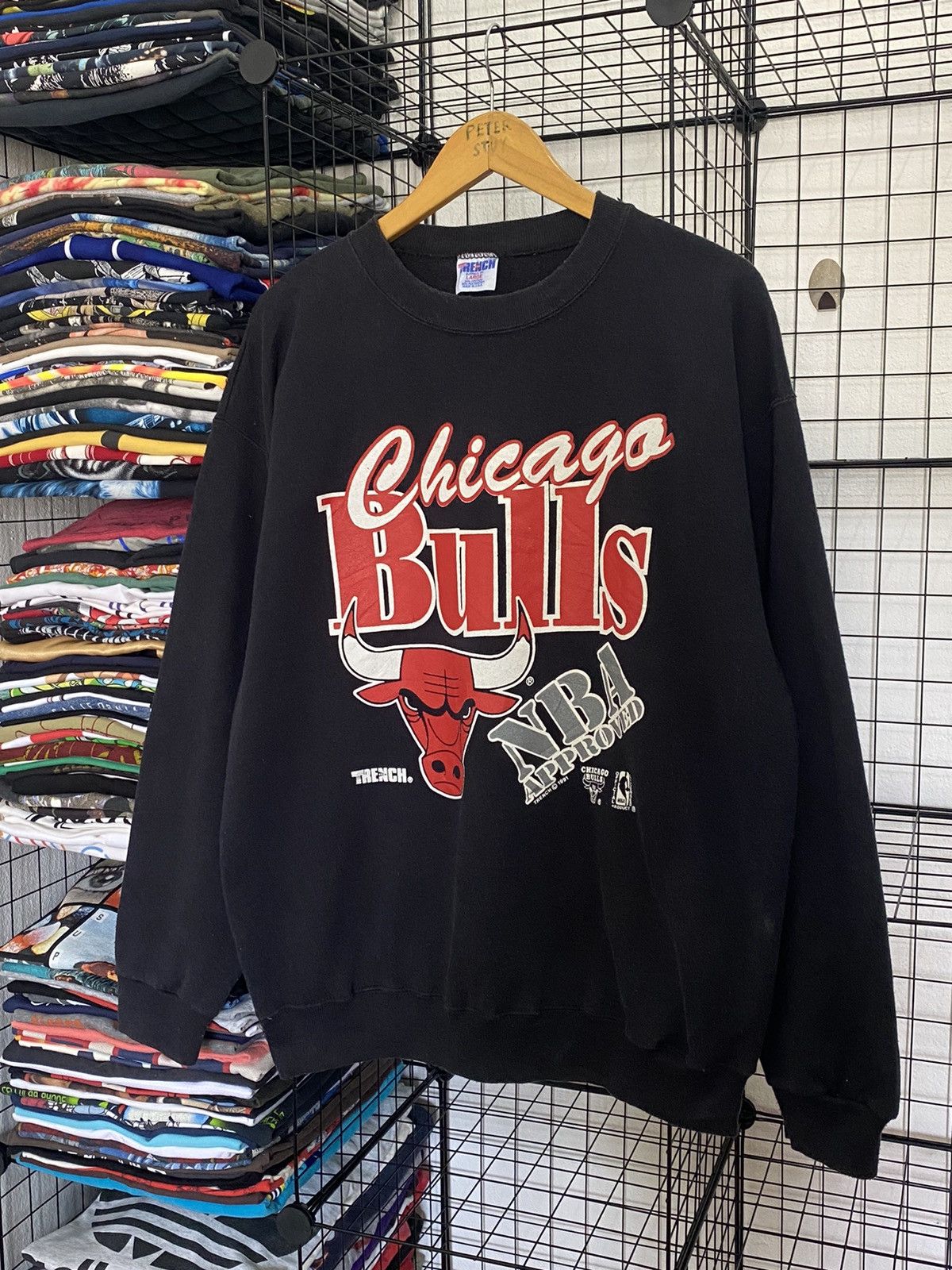 NBA × Vintage 🔥RARE🔥VINTAGE 1991 CHICAGO BULLS NBA APPROVED SWEATSHIRT Size US L / EU 52-54 / 3 - 2 Thumbnail