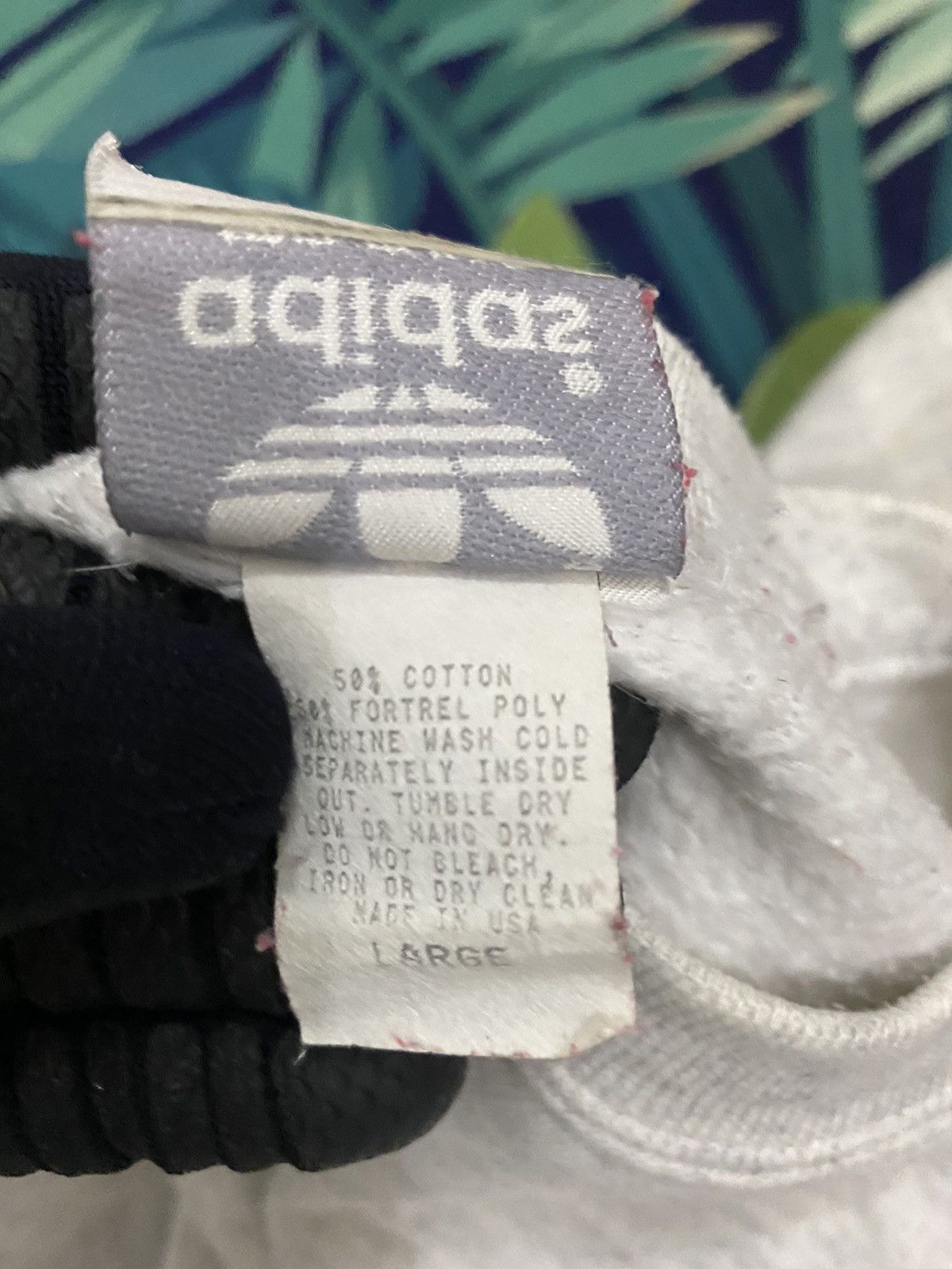 Adidas × Vintage 🔥GK104 VINTAGE ADIDAS BIG LOGO MADE IN USA SWEATER Size US L / EU 52-54 / 3 - 8 Thumbnail