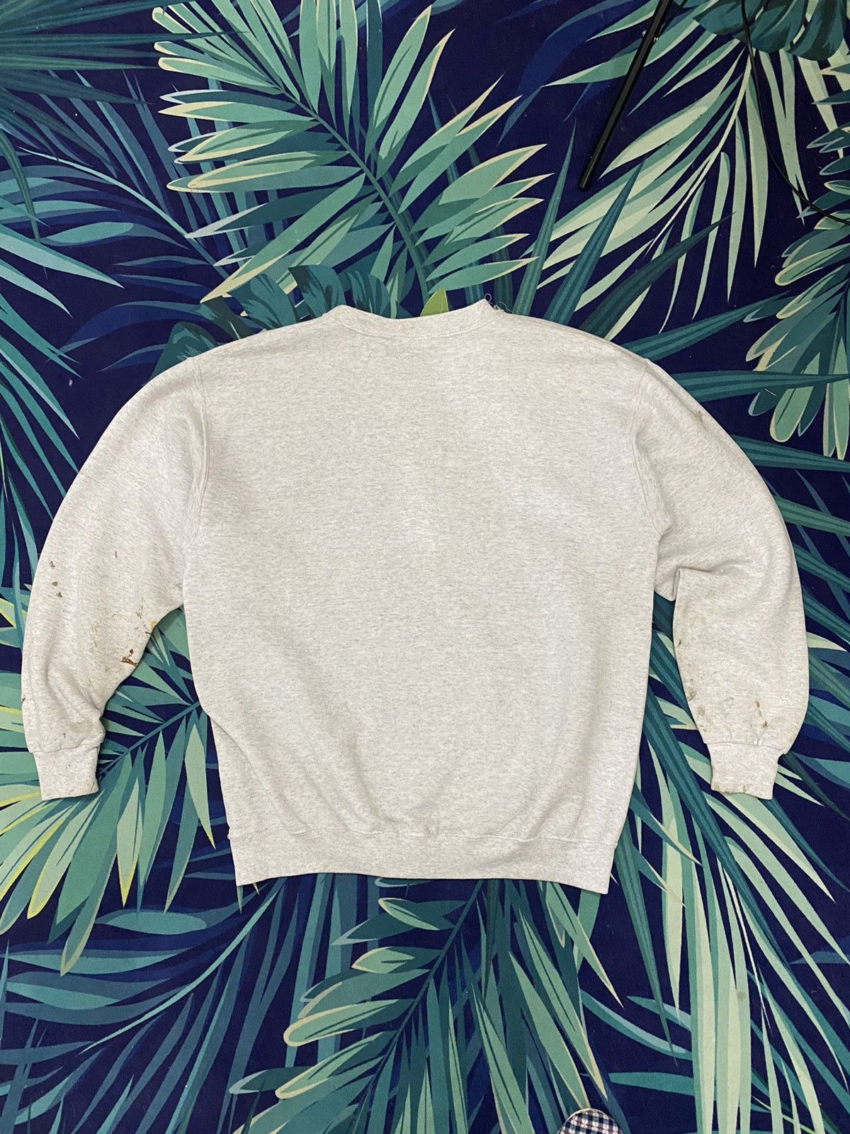 Adidas × Vintage 🔥GK104 VINTAGE ADIDAS BIG LOGO MADE IN USA SWEATER Size US L / EU 52-54 / 3 - 6 Thumbnail