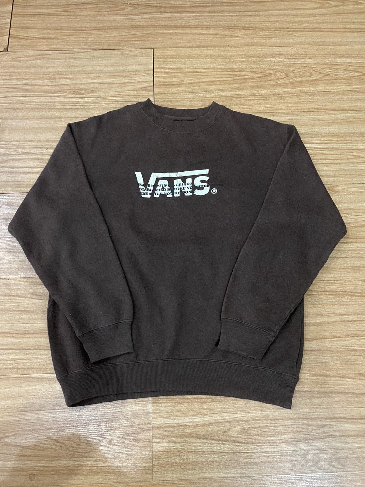 Vans VANS BIG LOGO SWEATSHIRT Size US L / EU 52-54 / 3 - 1 Thumbnail