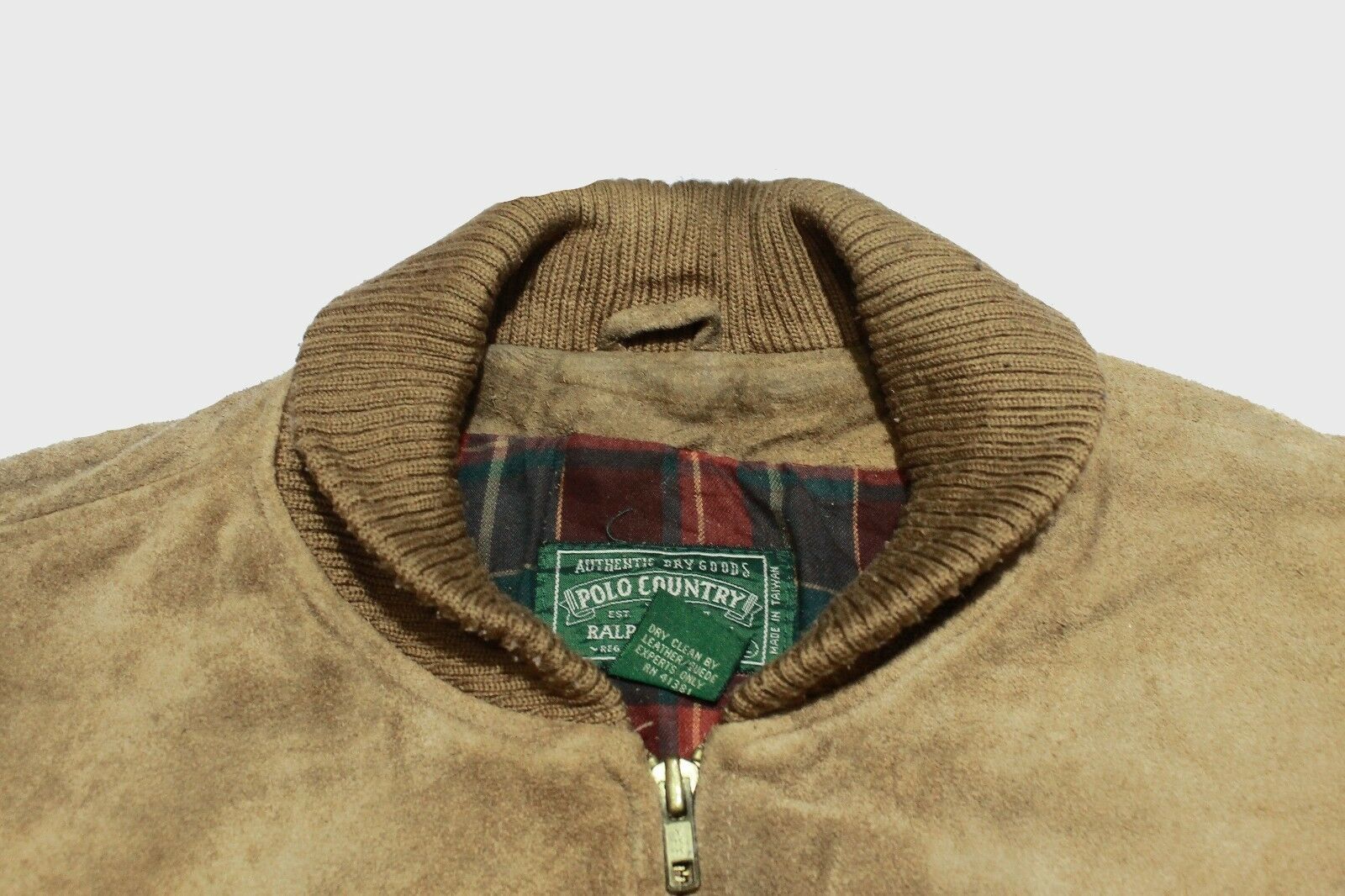 Polo Ralph Lauren × Vintage Polo Country Ralph Lauren Suede Leather Jacket Size US L / EU 52-54 / 3 - 3 Thumbnail