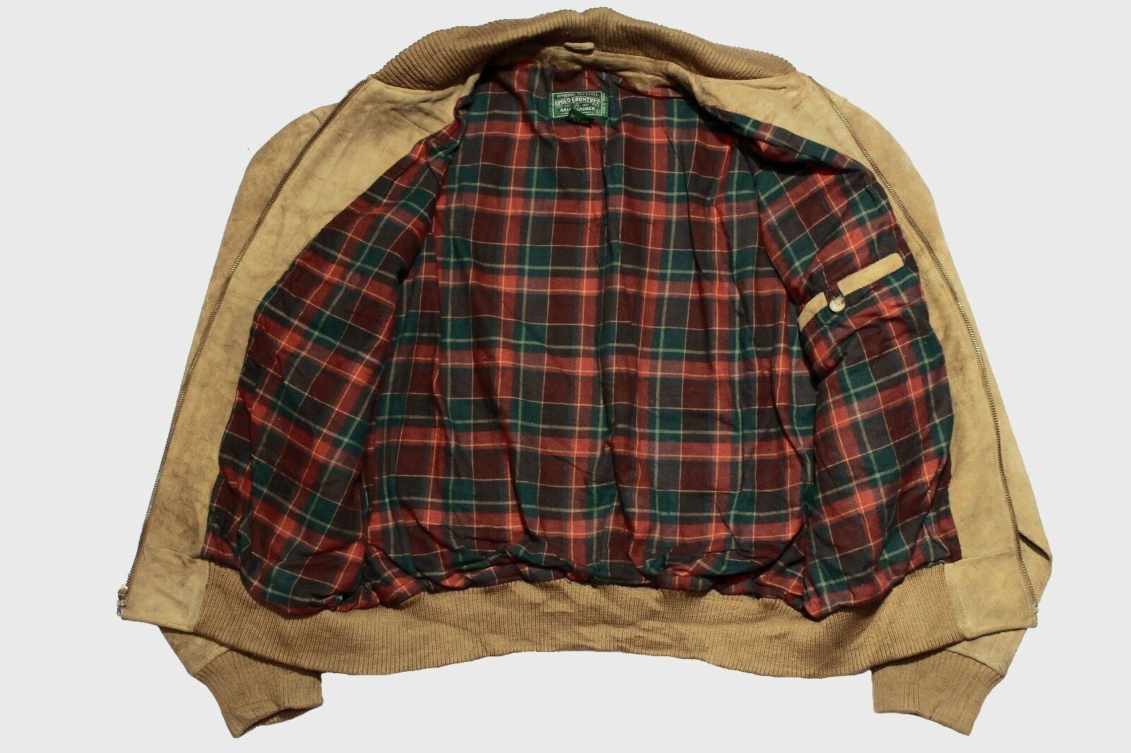 Polo Ralph Lauren × Vintage Polo Country Ralph Lauren Suede Leather Jacket Size US L / EU 52-54 / 3 - 7 Thumbnail